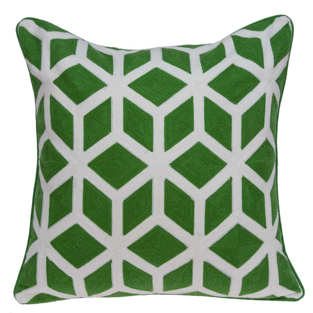 HomeRoots 333972 Jordan Green Standard Cotton Pillow Case