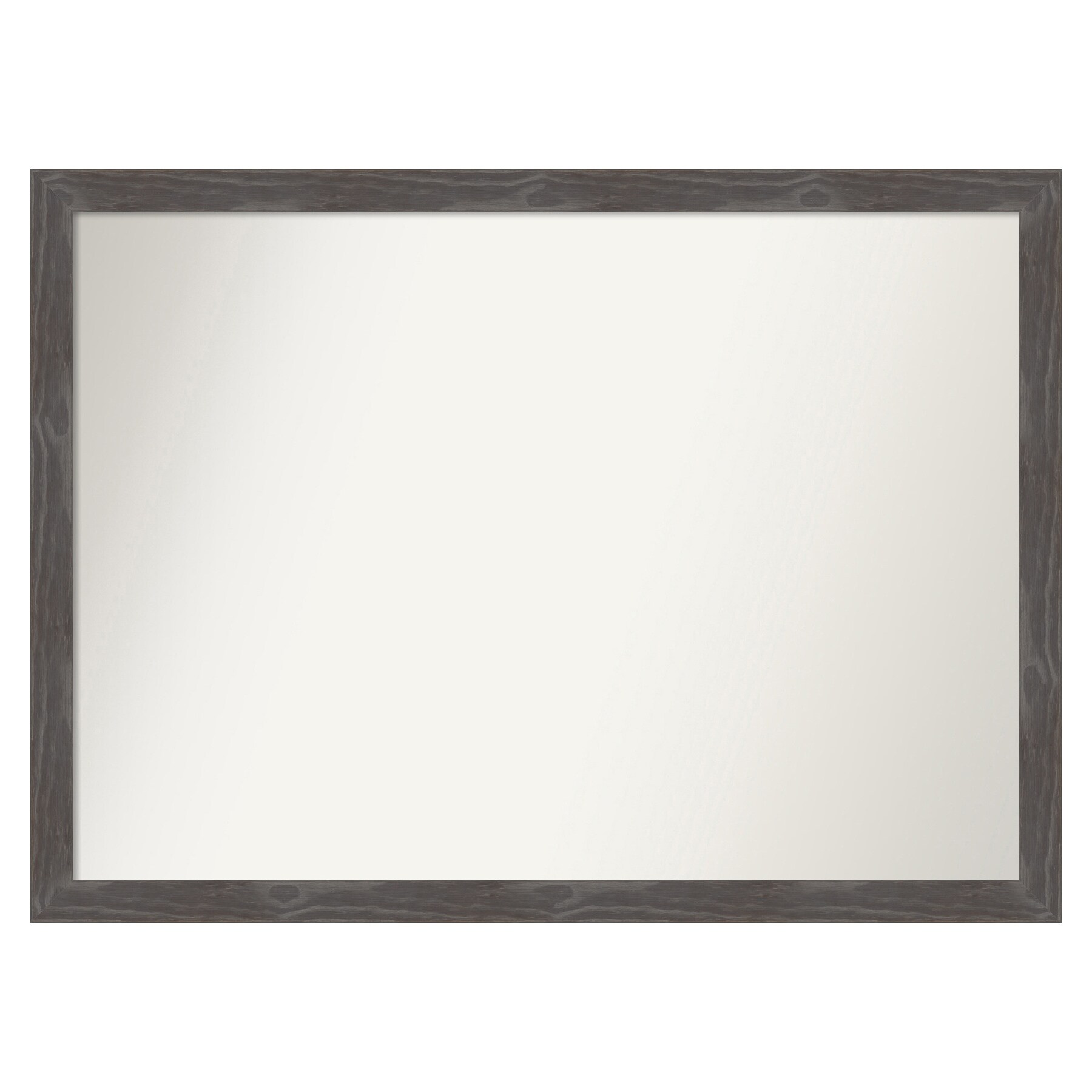 Amanti Art A17007222773 Woodridge Rustic Grey Frame 41-Inches W x 30-Inches H Rectangle Woodridge Rustic Grey Framed Vanity Mirror