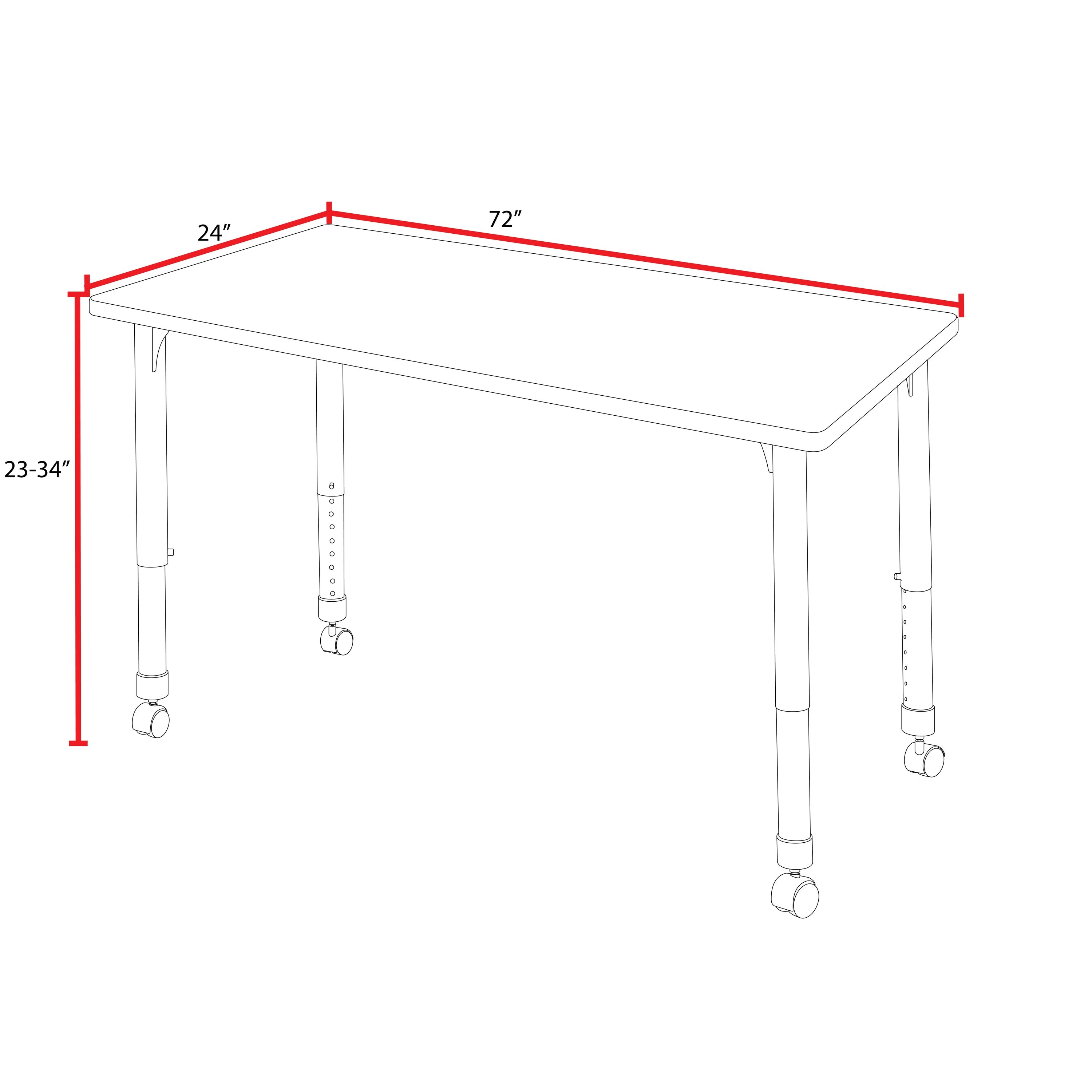 Regency MT7224MHAPCBK Office-Tables - View #8