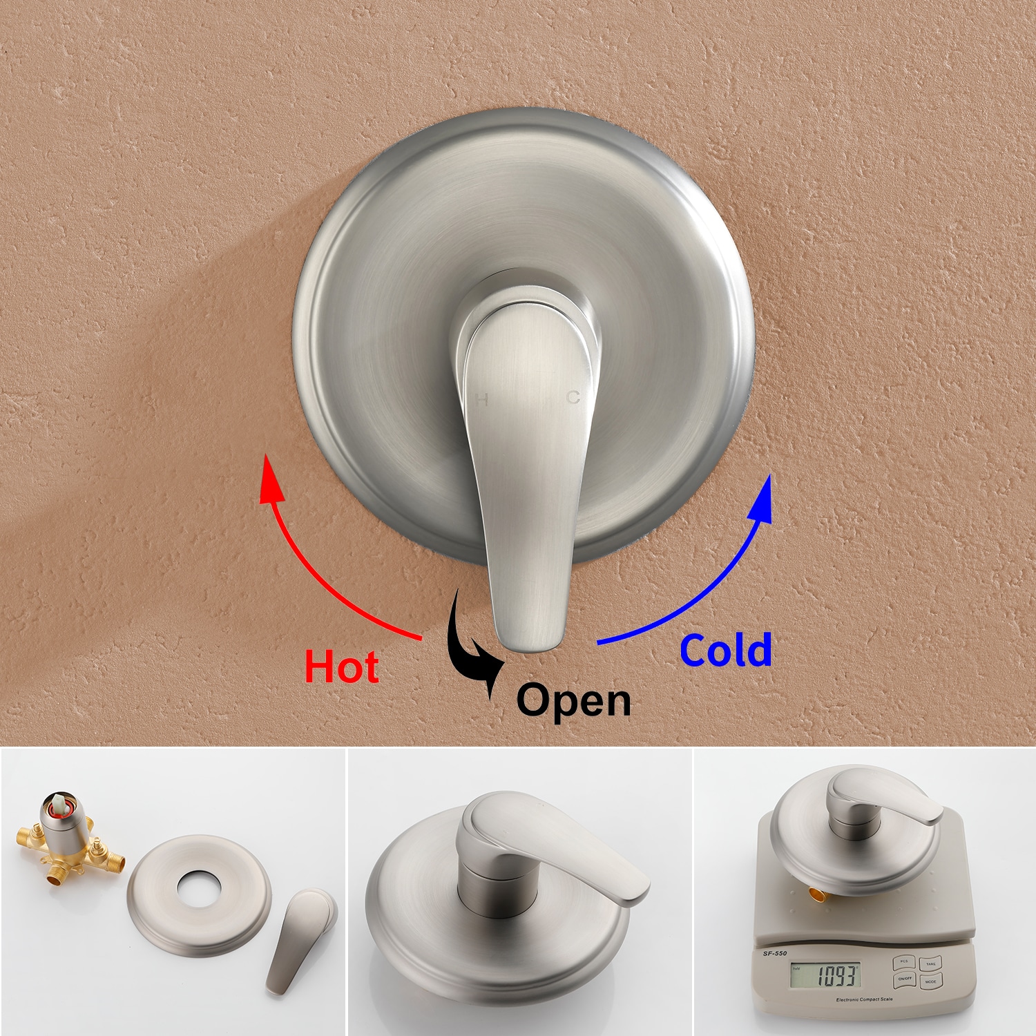 WELLFOR GIG-603BN Tub-Shower-Faucets - View #6