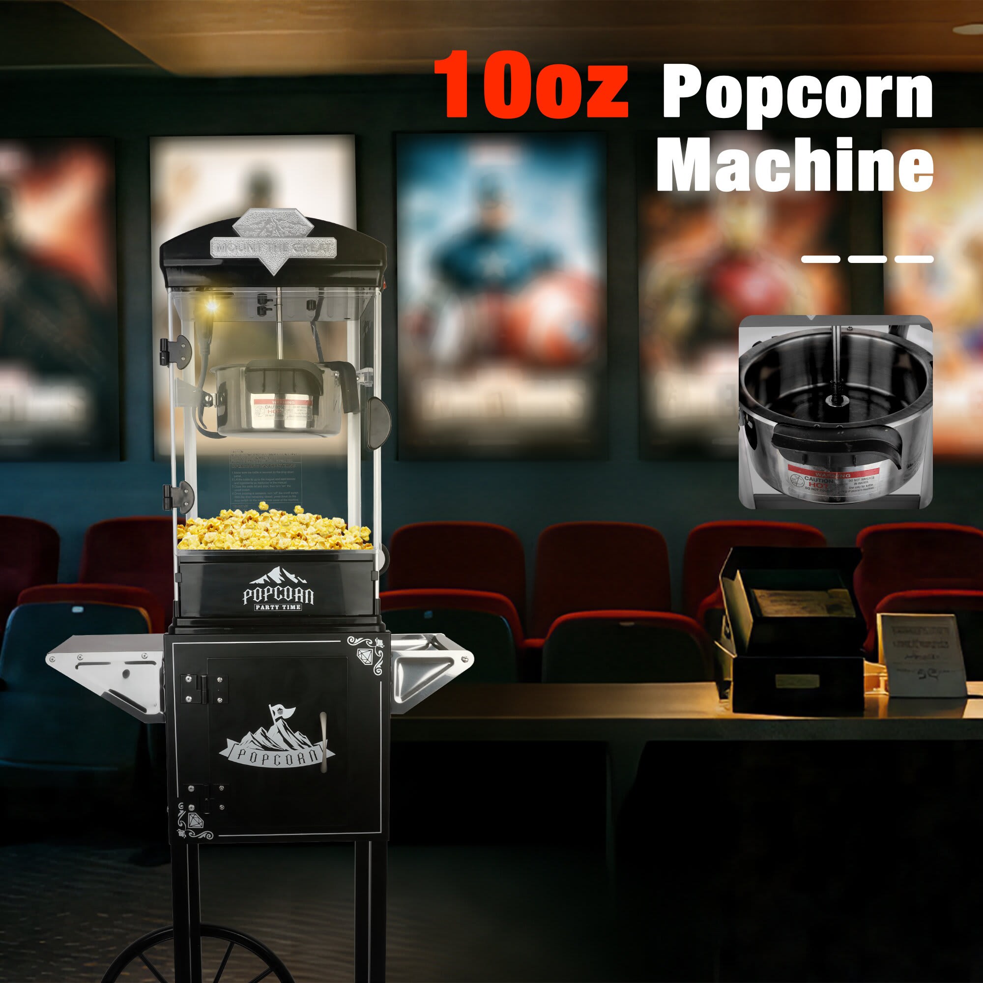 Aoibox LAB0305P09 Popcorn-Makers - View #2