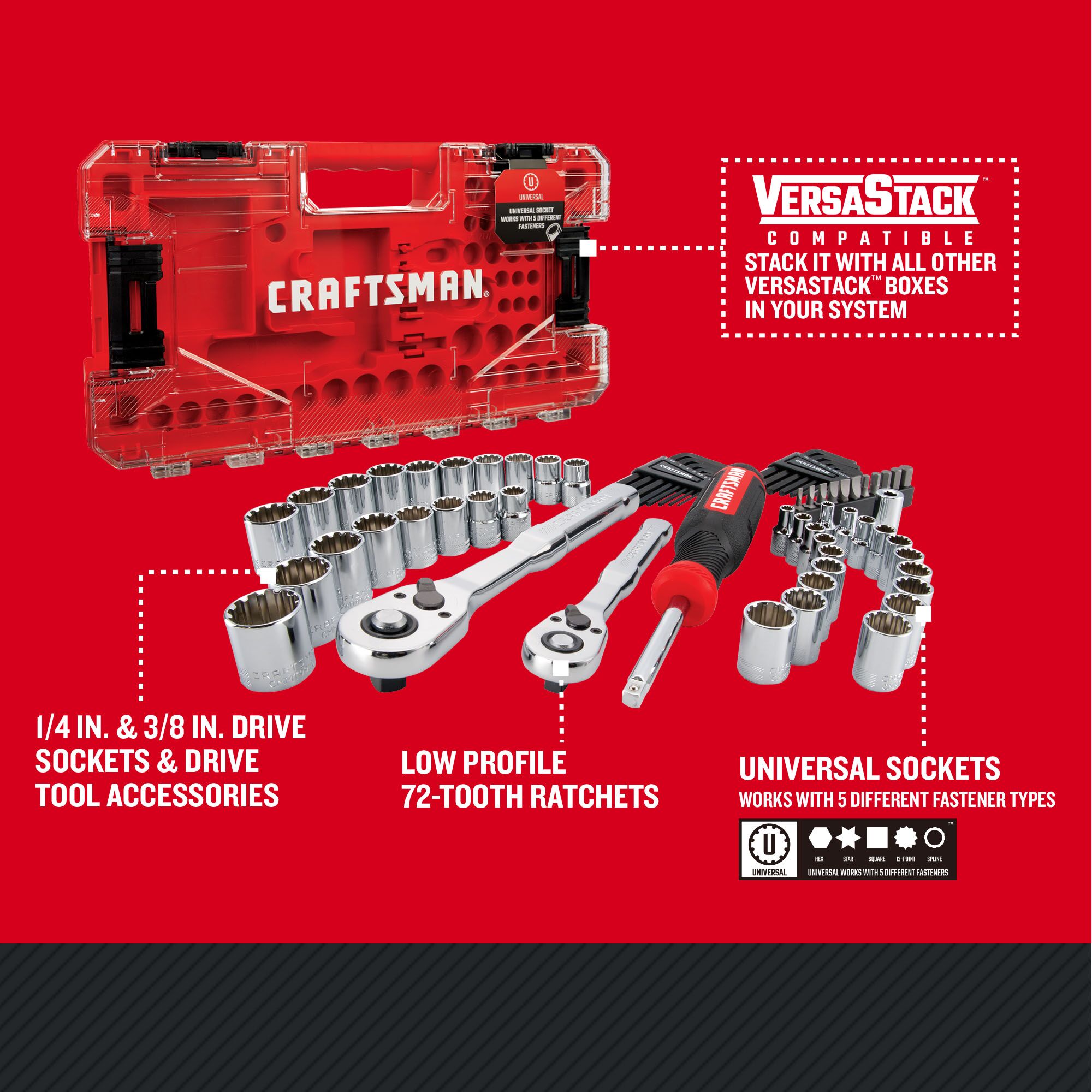 CRAFTSMAN CMMT45325 Mechanics-Tool-Sets - View #2