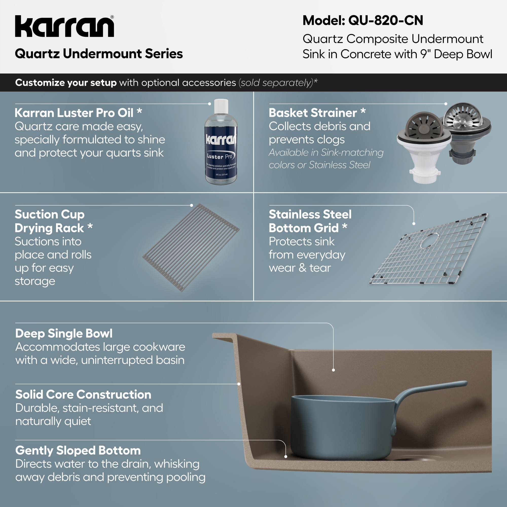 Karran QU-820-CN Kitchen-Sinks - View #6