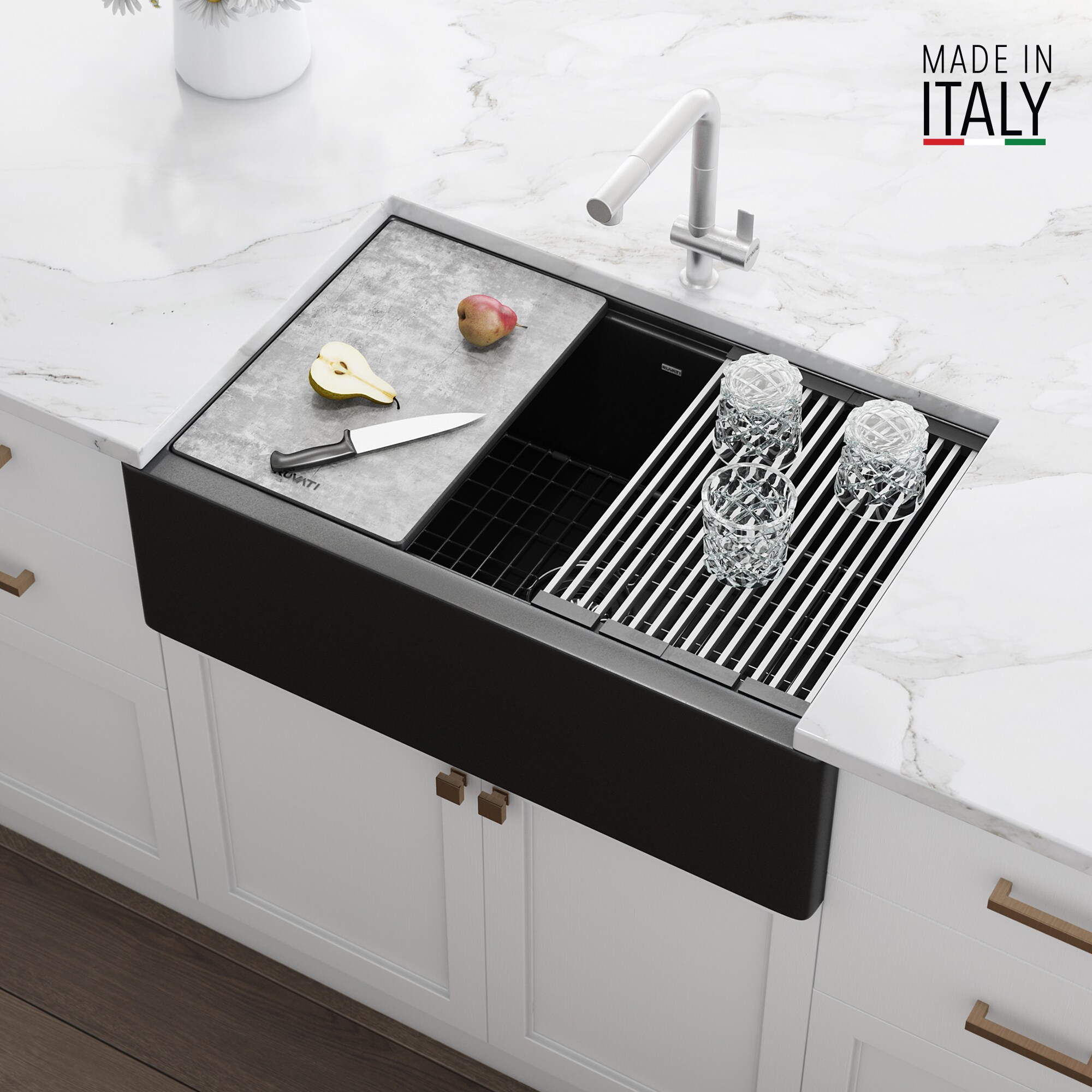 Ruvati RVG1533BK Kitchen-Sinks - View #3