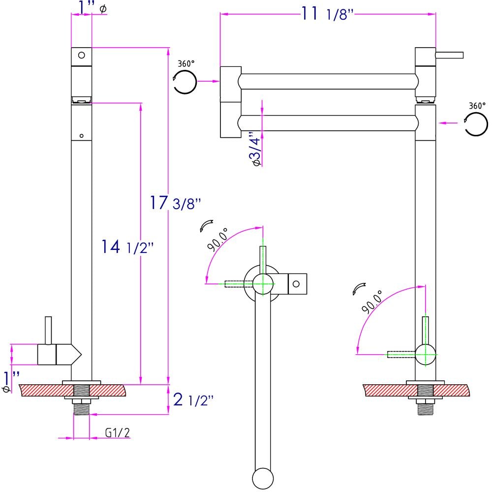 ALFI AB5018-PSS Kitchen-Faucets - View #5