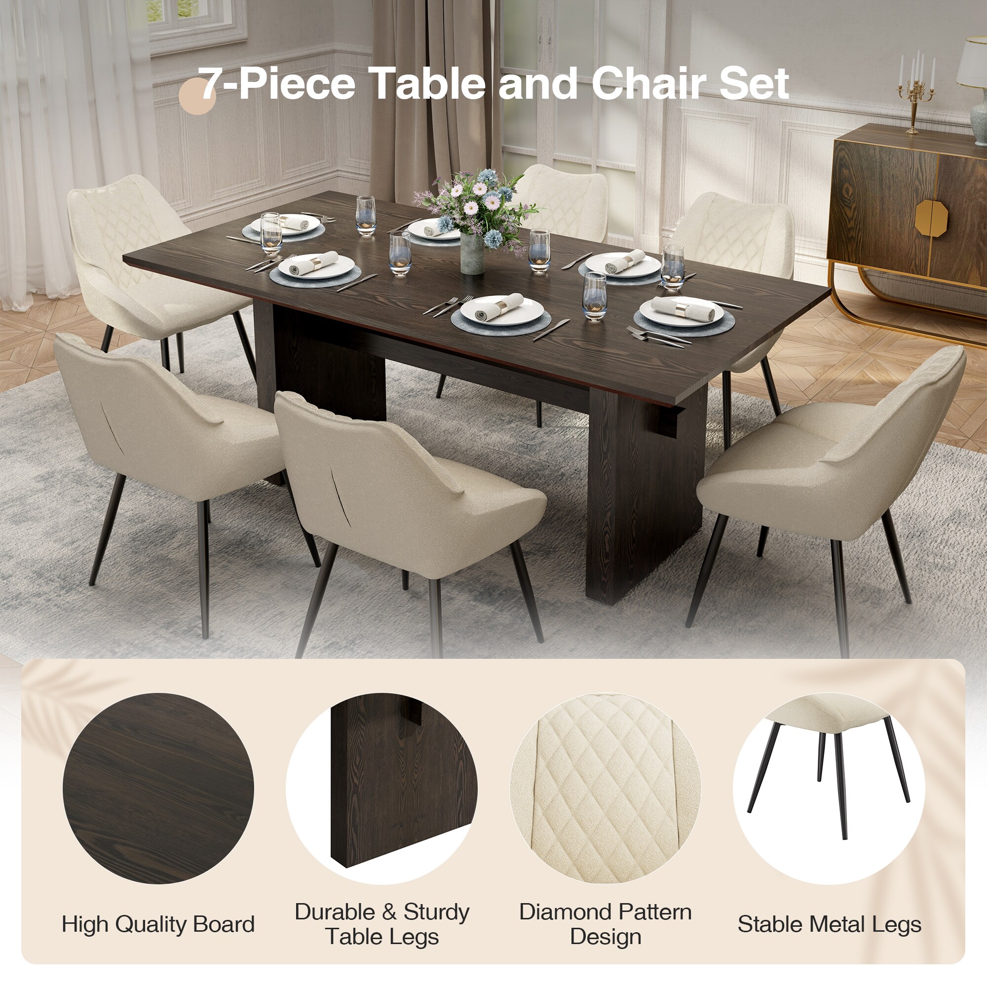 Clihome CL-172353BE Dining-Sets - View #8