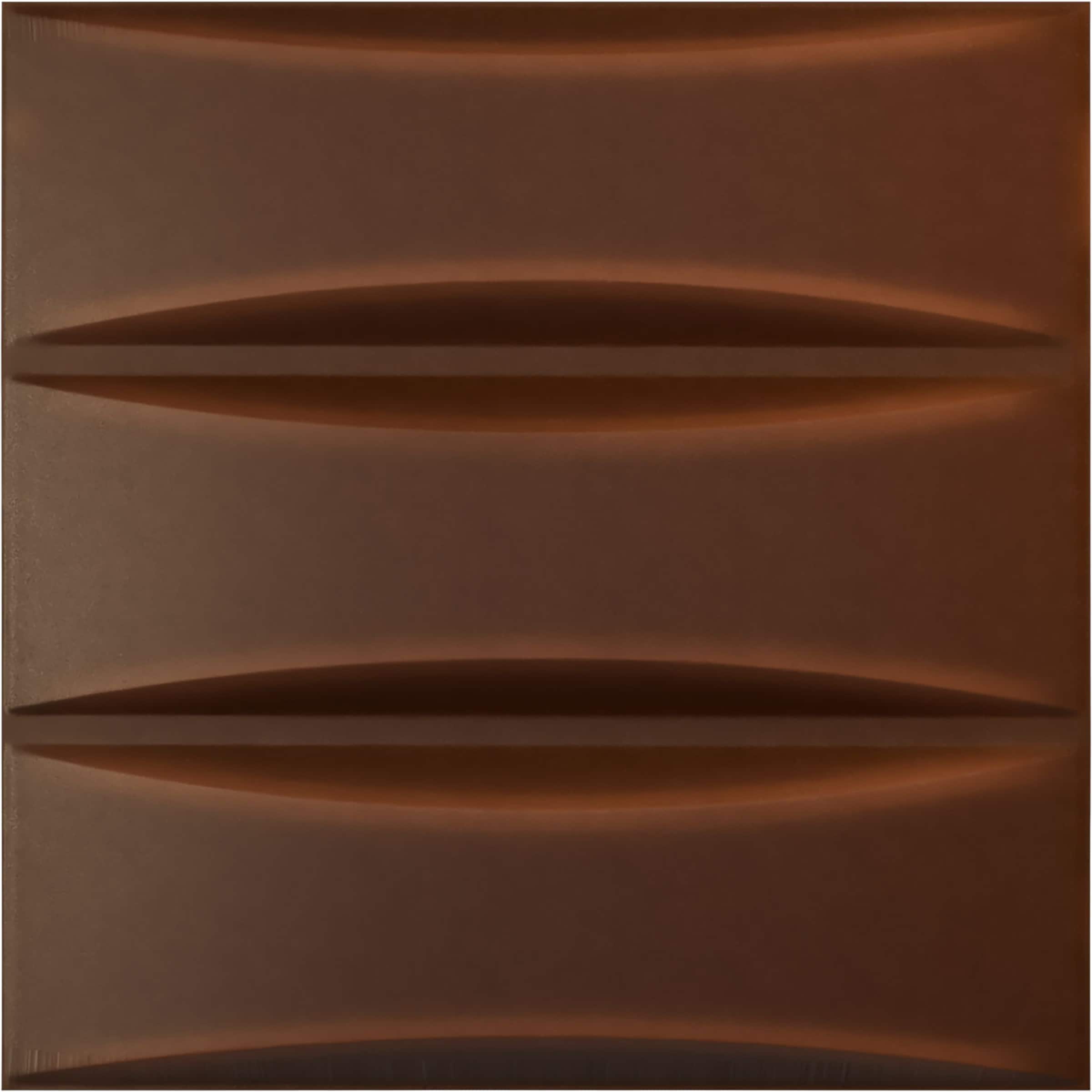 Ekena Millwork WP20X20TRDRU-CASE-12 19-5/8-in x 19-5/8-in Embossed Paintable/Stainable Red PVC Wall Panel ( 12 -Pack, Covers 32.04 )