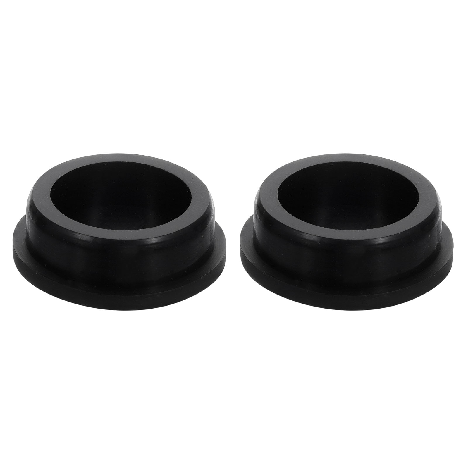 Unique Bargains 2pcs Black Plug Holes Waterproof Rubber Button Plug for 44mm / 1.73inch Hole #S26051300UX4793