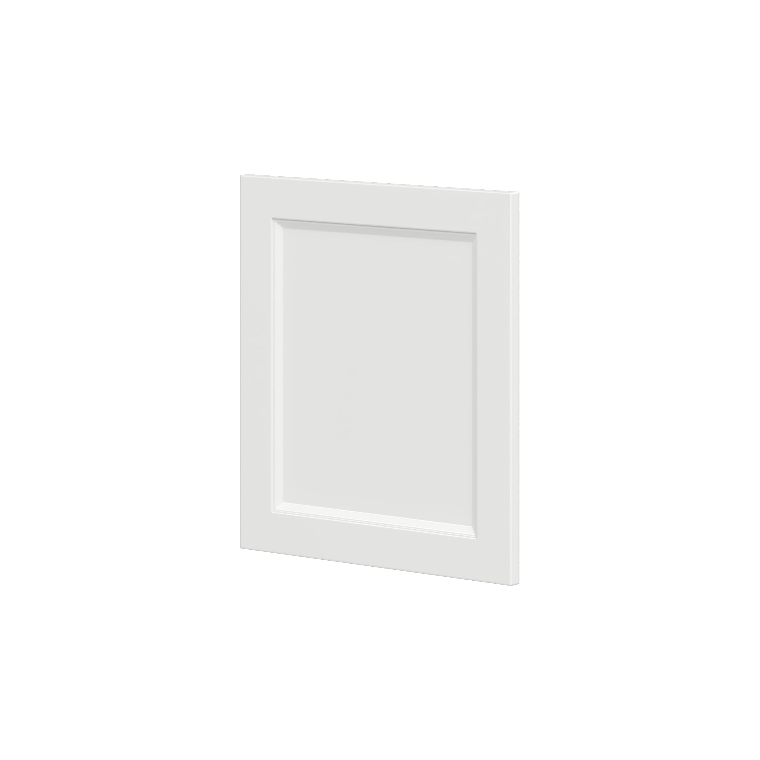 Hugo&Borg DSDR1820-RI Riviera 18-in W x 20-in H Bright White Shaker Base and wall and pantry cabinet doors (Fits 18-in x 30-in wall box )