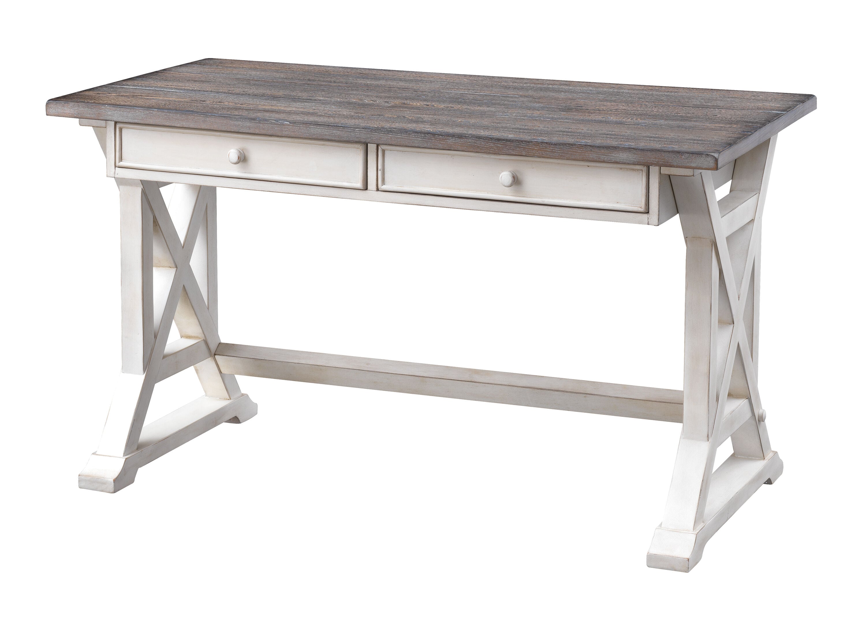 Coast to Coast 48112 Bar Harbor II 52-Inches Off-white Pine Writing desk