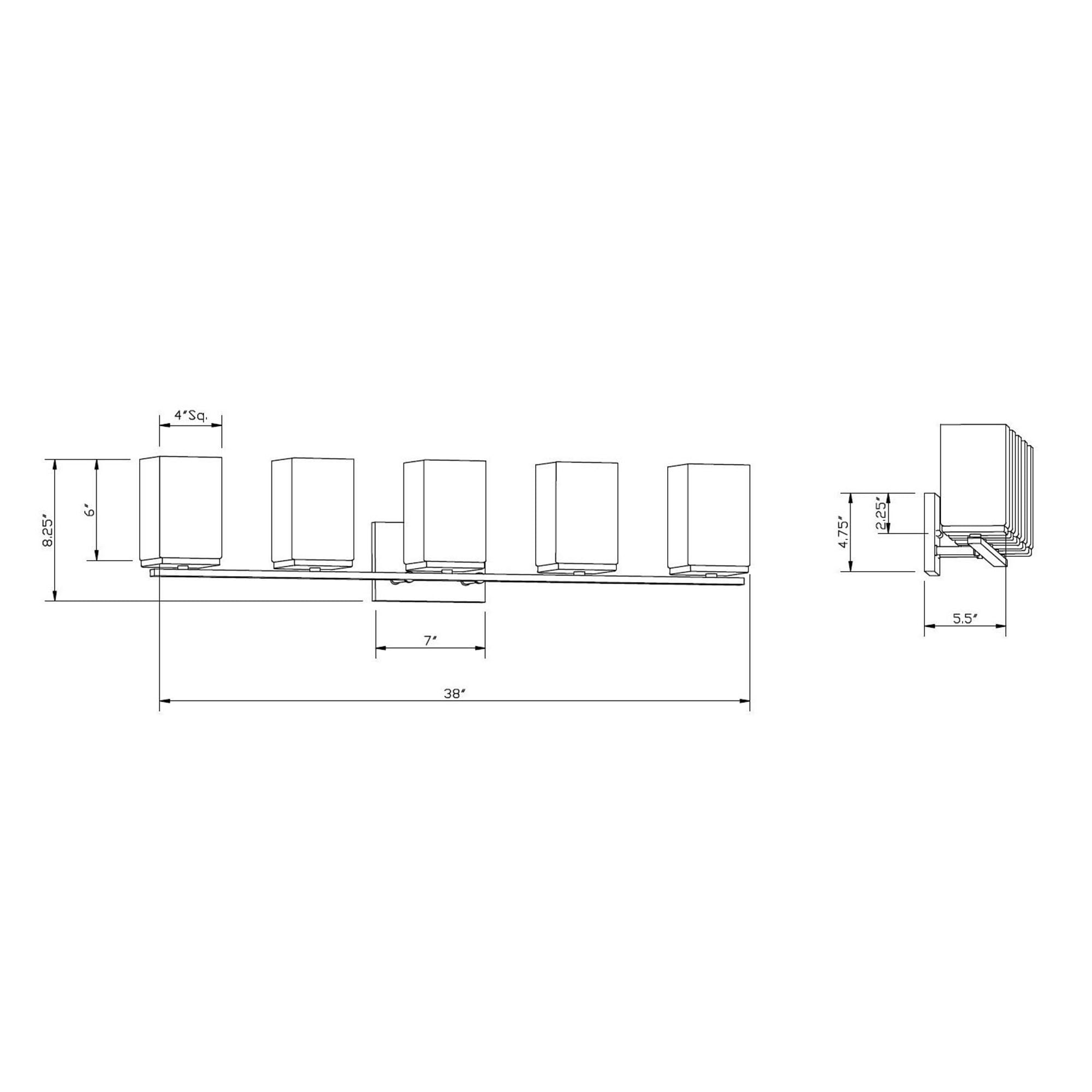 Forte Lighting 5145-05-05 b089995 - View #4