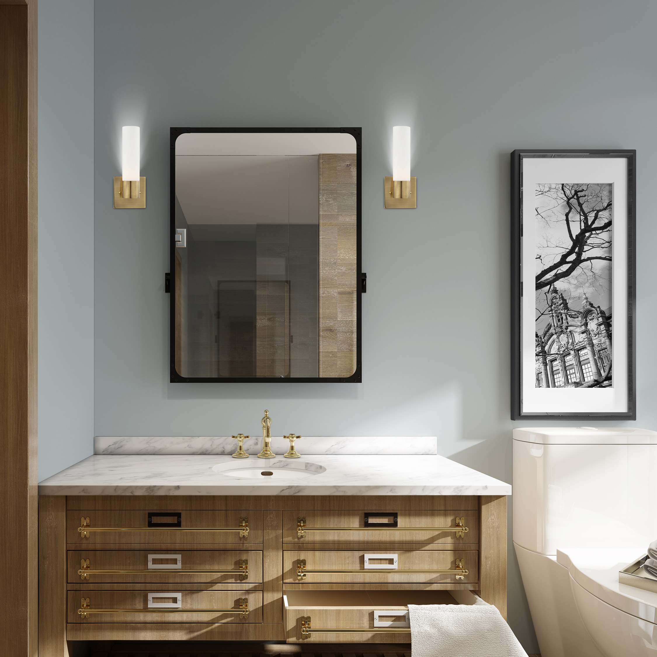 Restoration hardware deals bathroom sconces