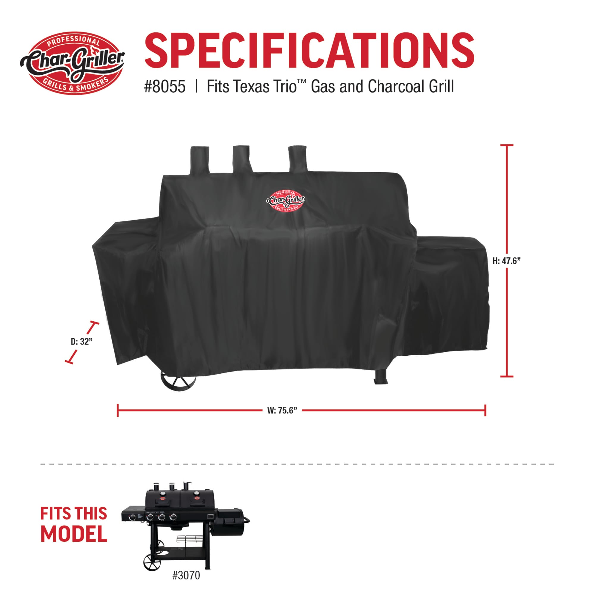 Char-Griller 8055 Grill-Covers - View #3