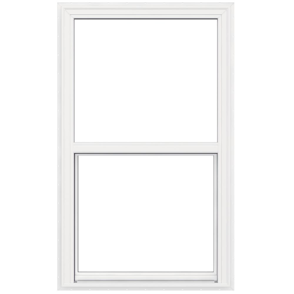 JELD-WEN V-2500 35.5-in x 59.5-in x 3.062-in Jamb Vinyl Egress New ...