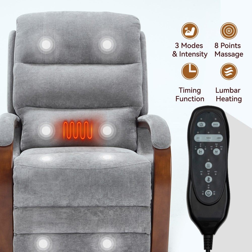Coolbibila LEVI-RECLINER-GRAY chairs - View #6