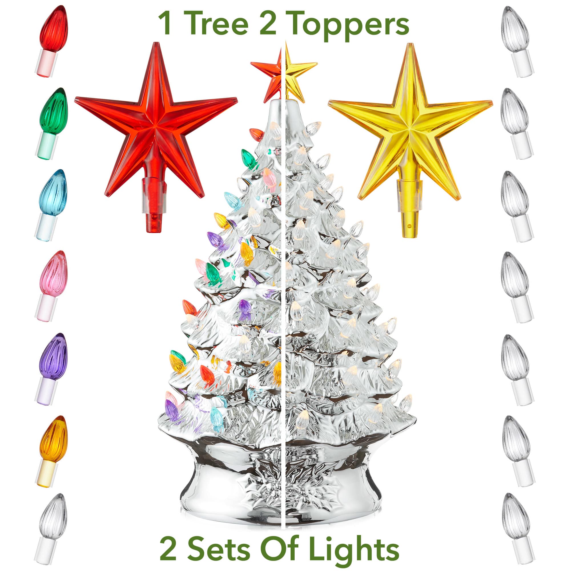 Casafield SZN-TR-9245-SLV Artificial-Christmas-Trees - View #2