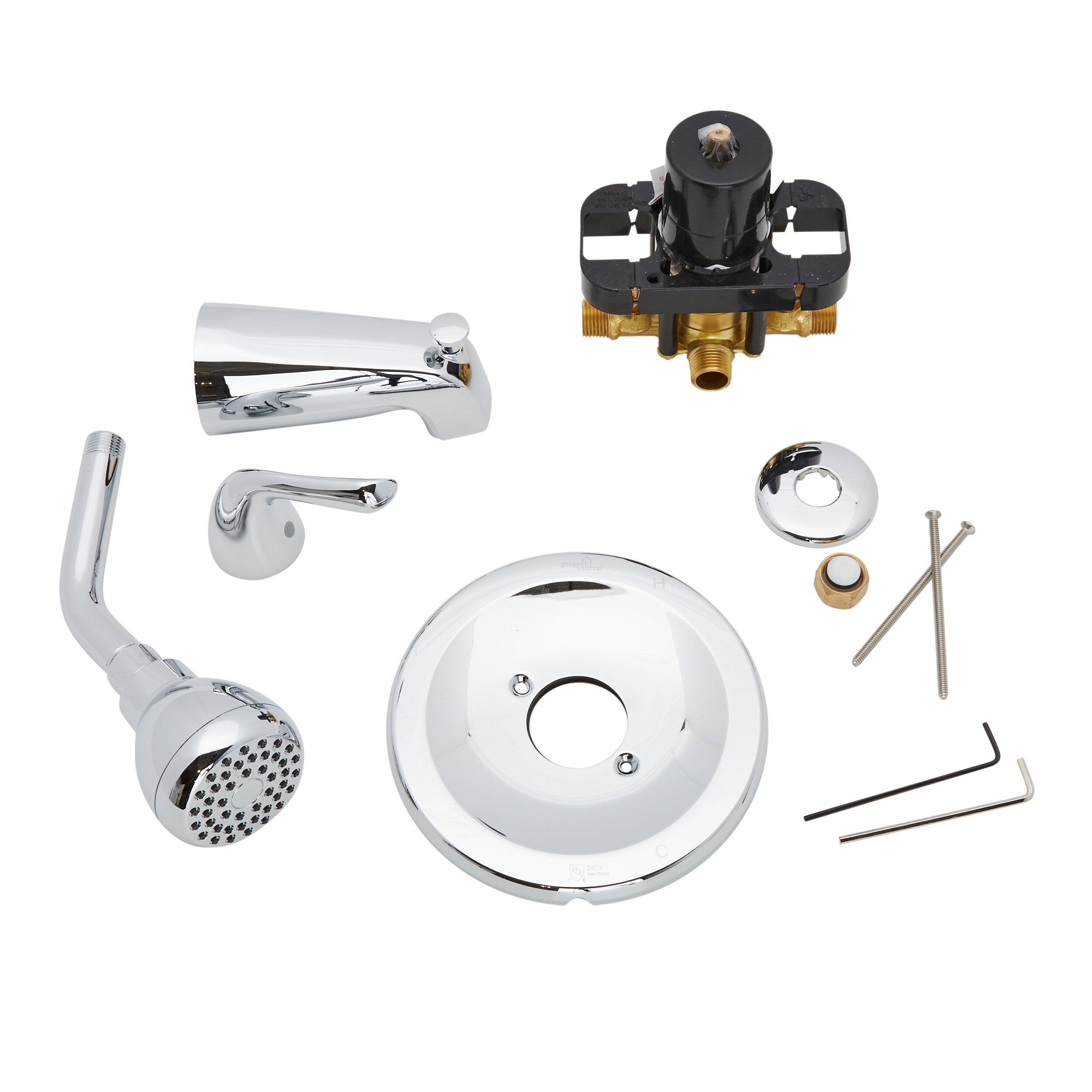 Project Source F11A4503CP Tub-Shower-Faucets - View #4