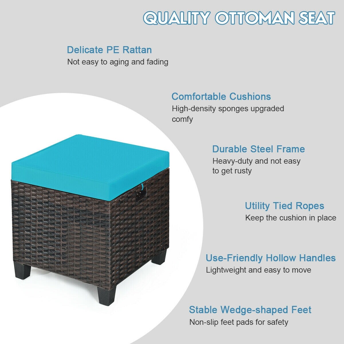 Clihome CWCH-HW63237TU Stools-Ottomans - View #9