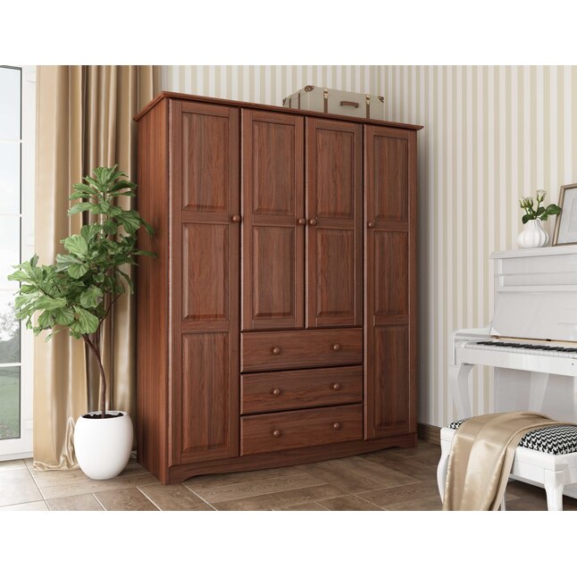 Palace Imports Mocha Armoire In The, Armoire Solid Wood