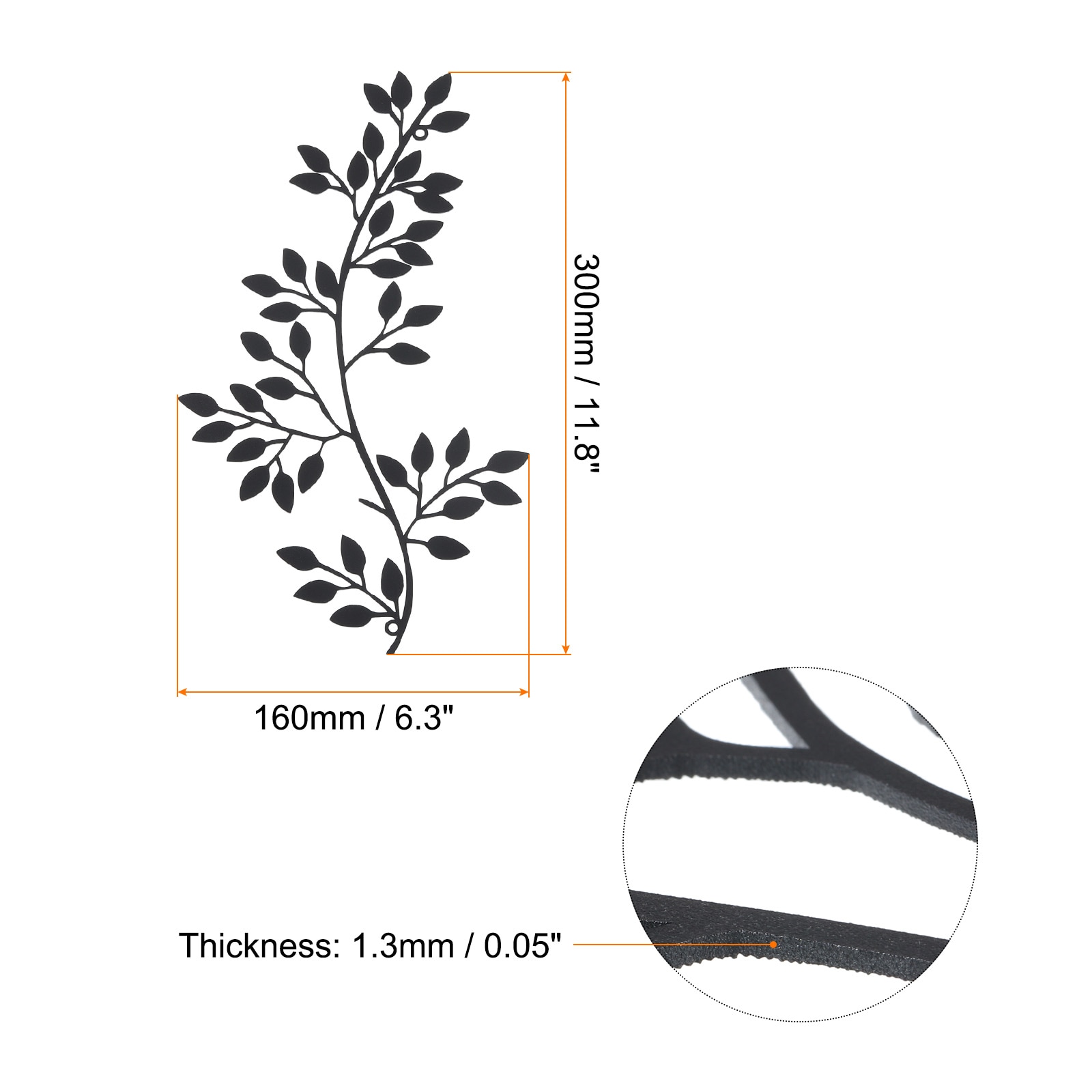 PATIKIL S25112400UX1846 Wall-Accents - View #2