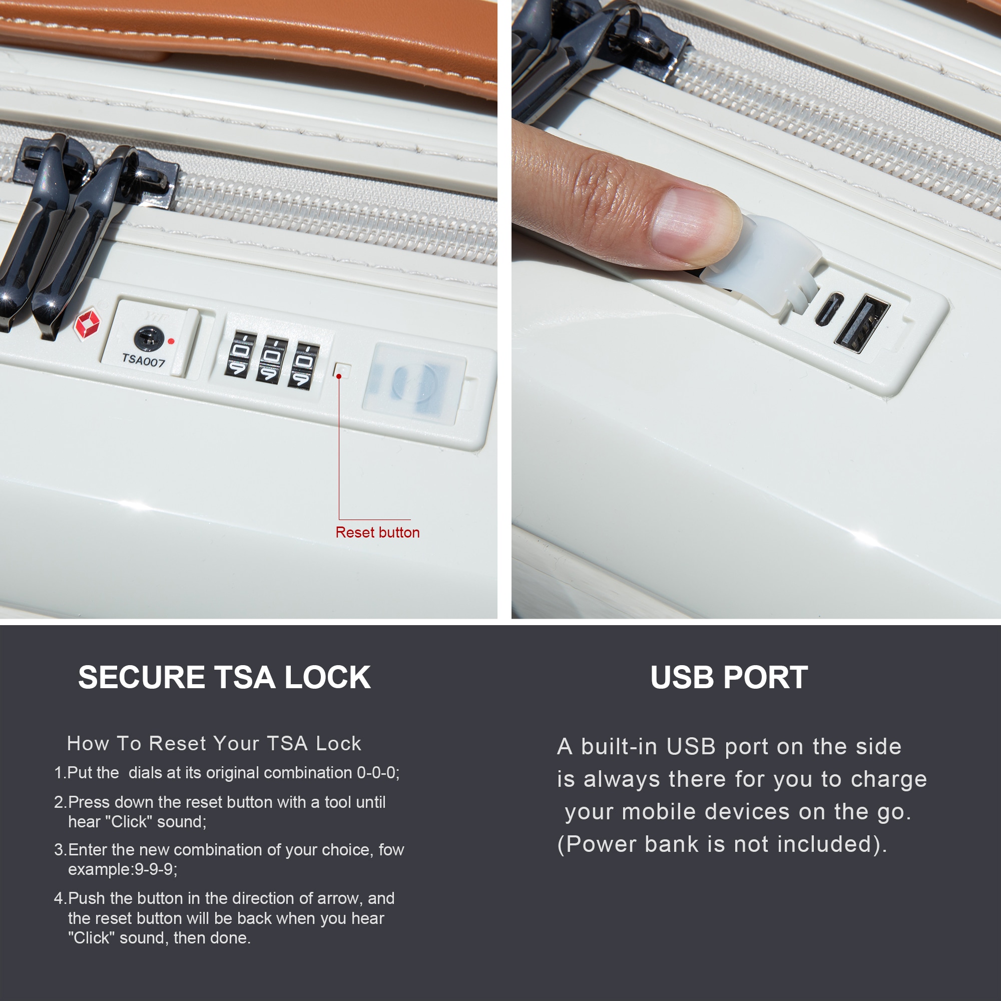 SINOFURN SYD9400004BL Luggage-And-Luggage-Sets - View #5