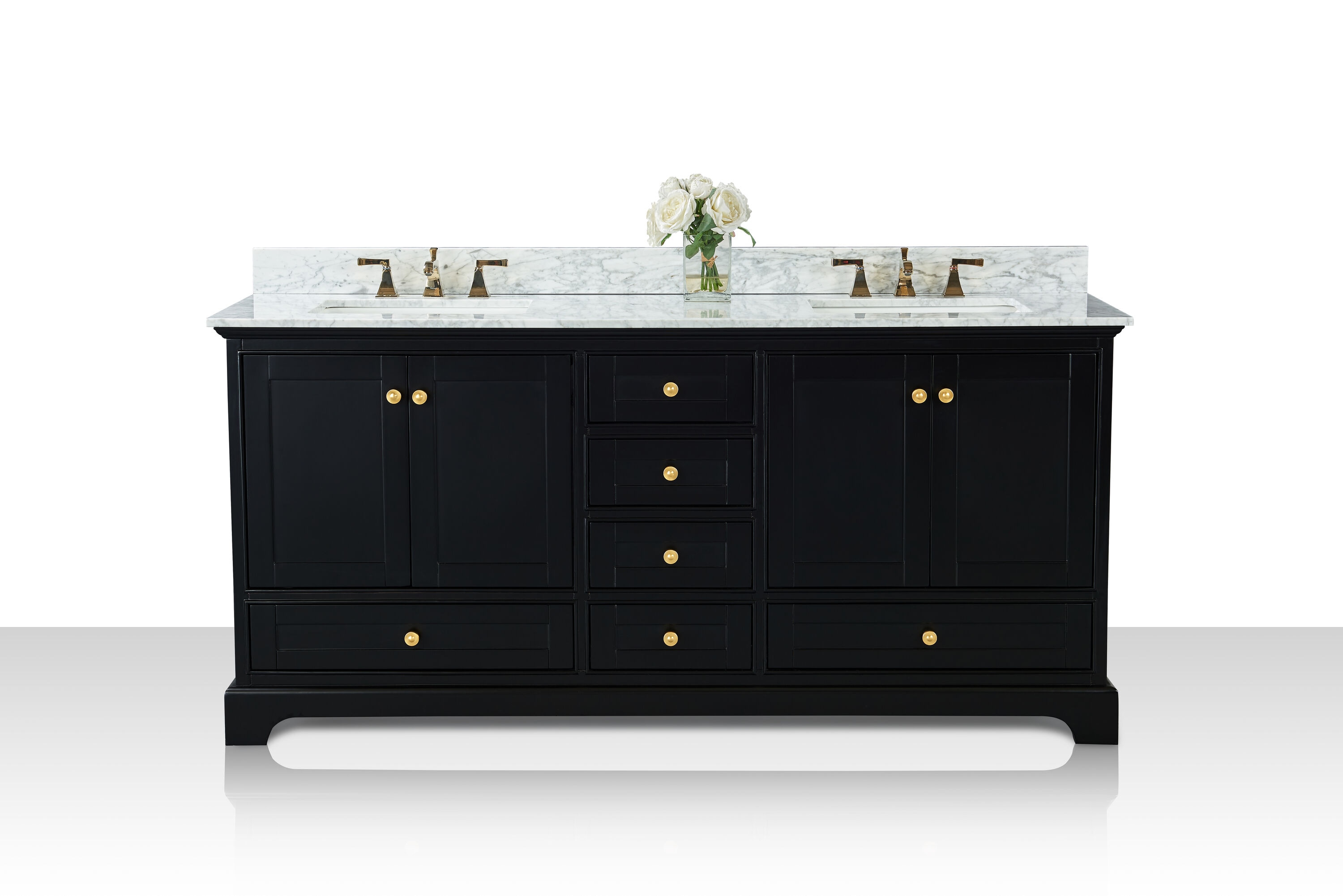 Ancerre Designs VTSAUDREY72BOCWGD Bath-Vanity-Combo - View #3