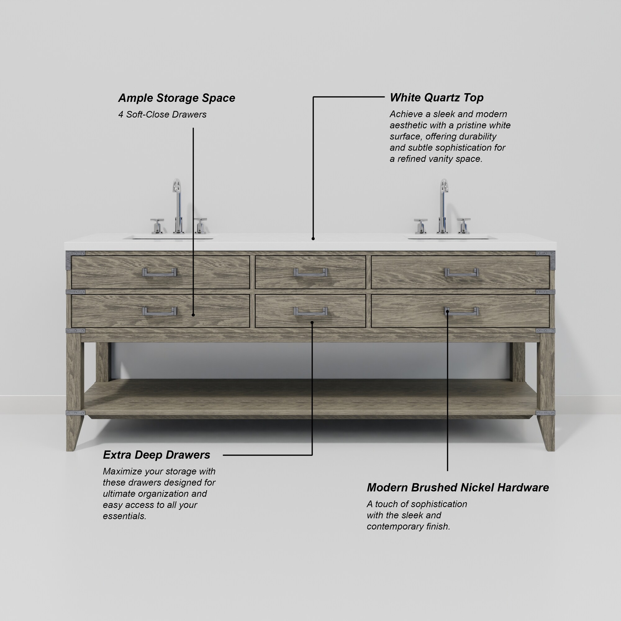Lexora LVGR80DR200 Bath-Vanity-Combo - View #9
