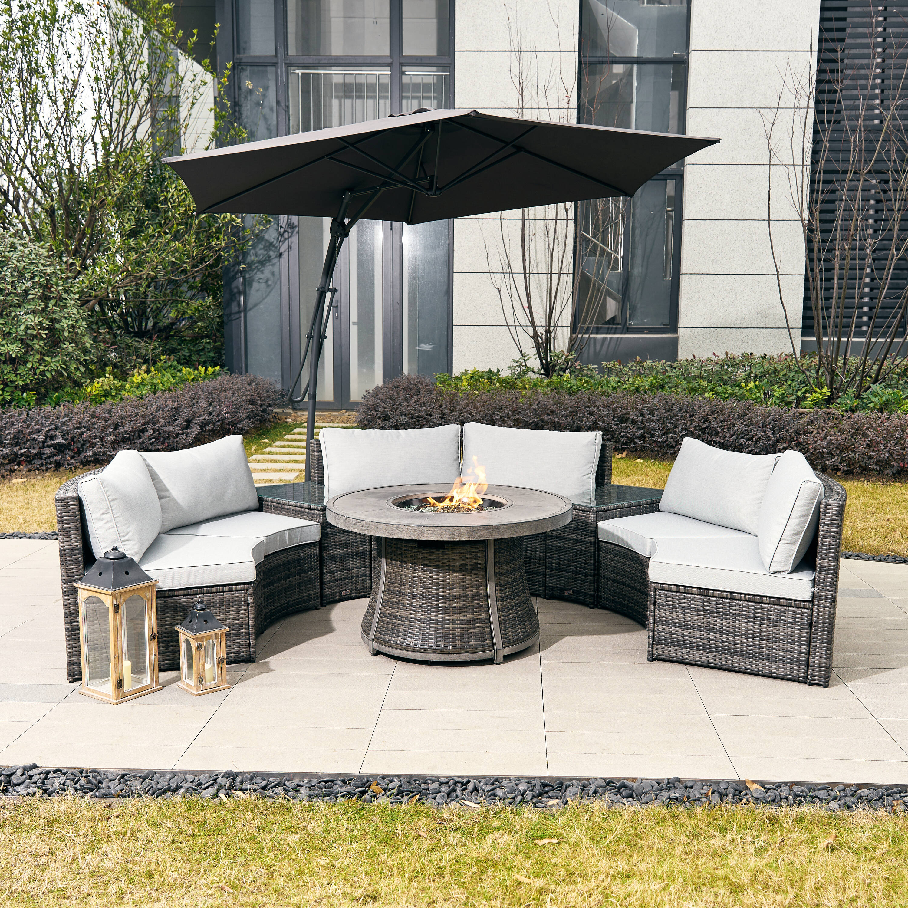 Direct Wicker DWS-1205B6S2T&521EG Patio-Conversation-Sets - View #9