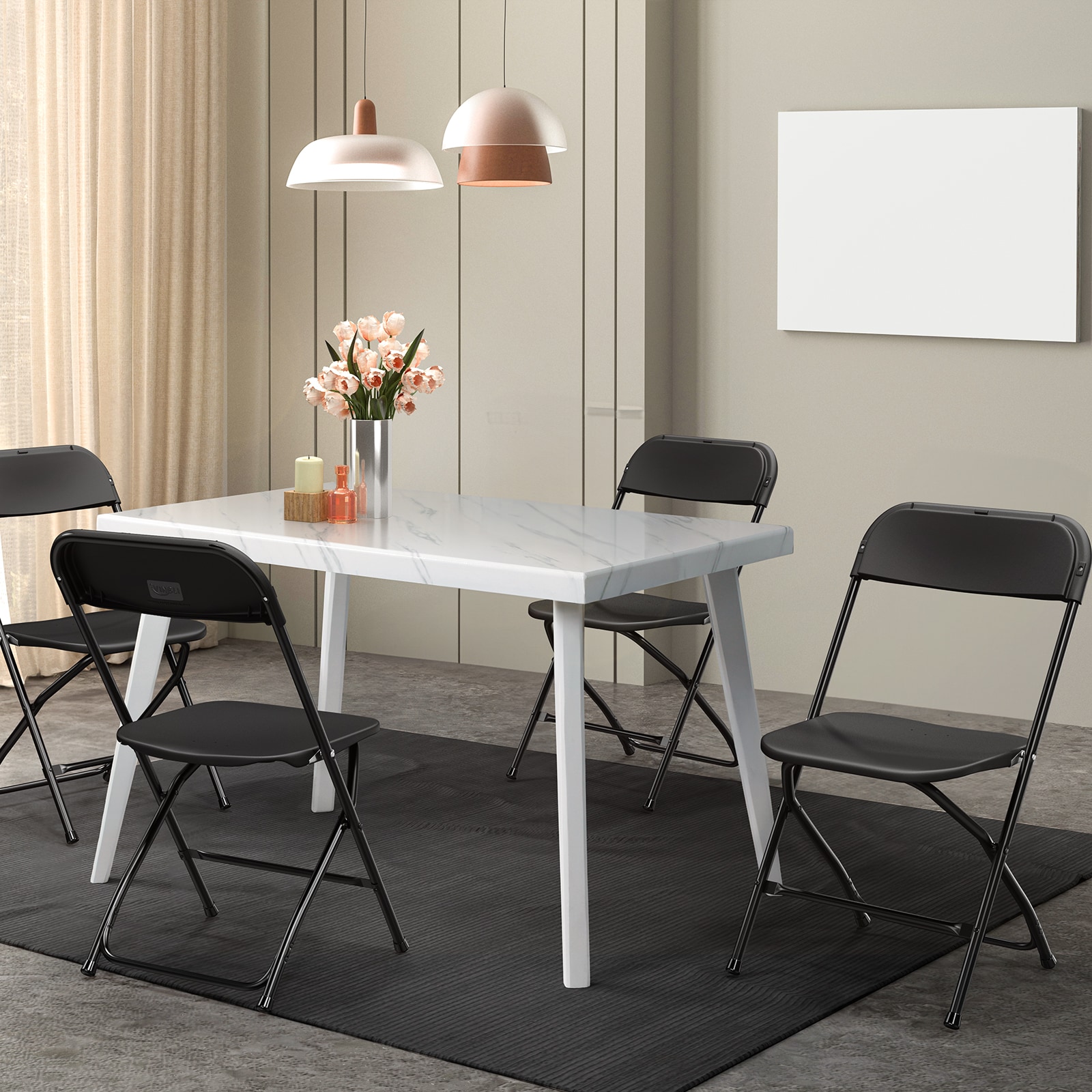 VINGLI LW-PLFCBLACK4 Folding-Chairs - View #6