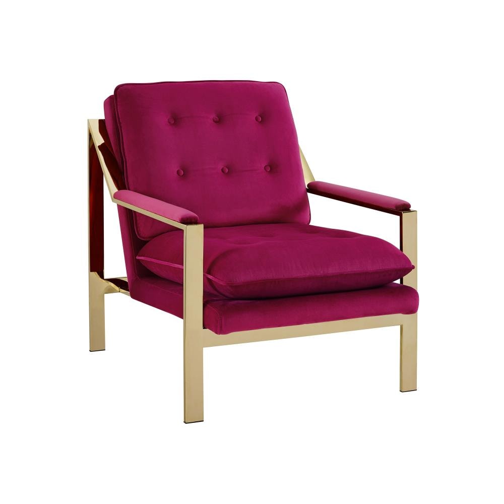 cranberry accent chair