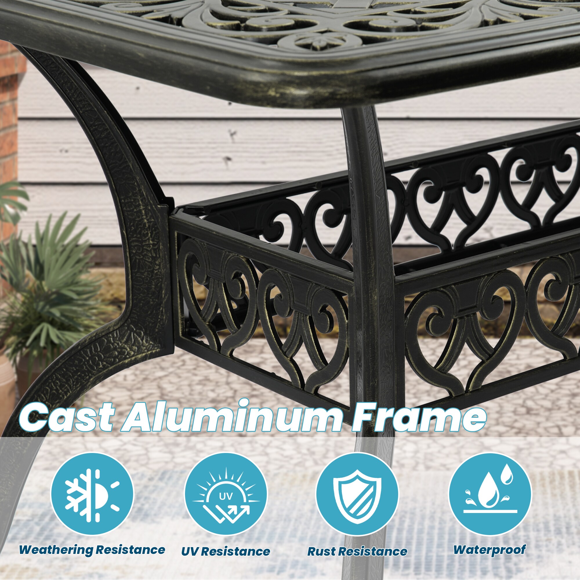 Mondawe MO-XG59SQ-BR Patio-Tables - View #6