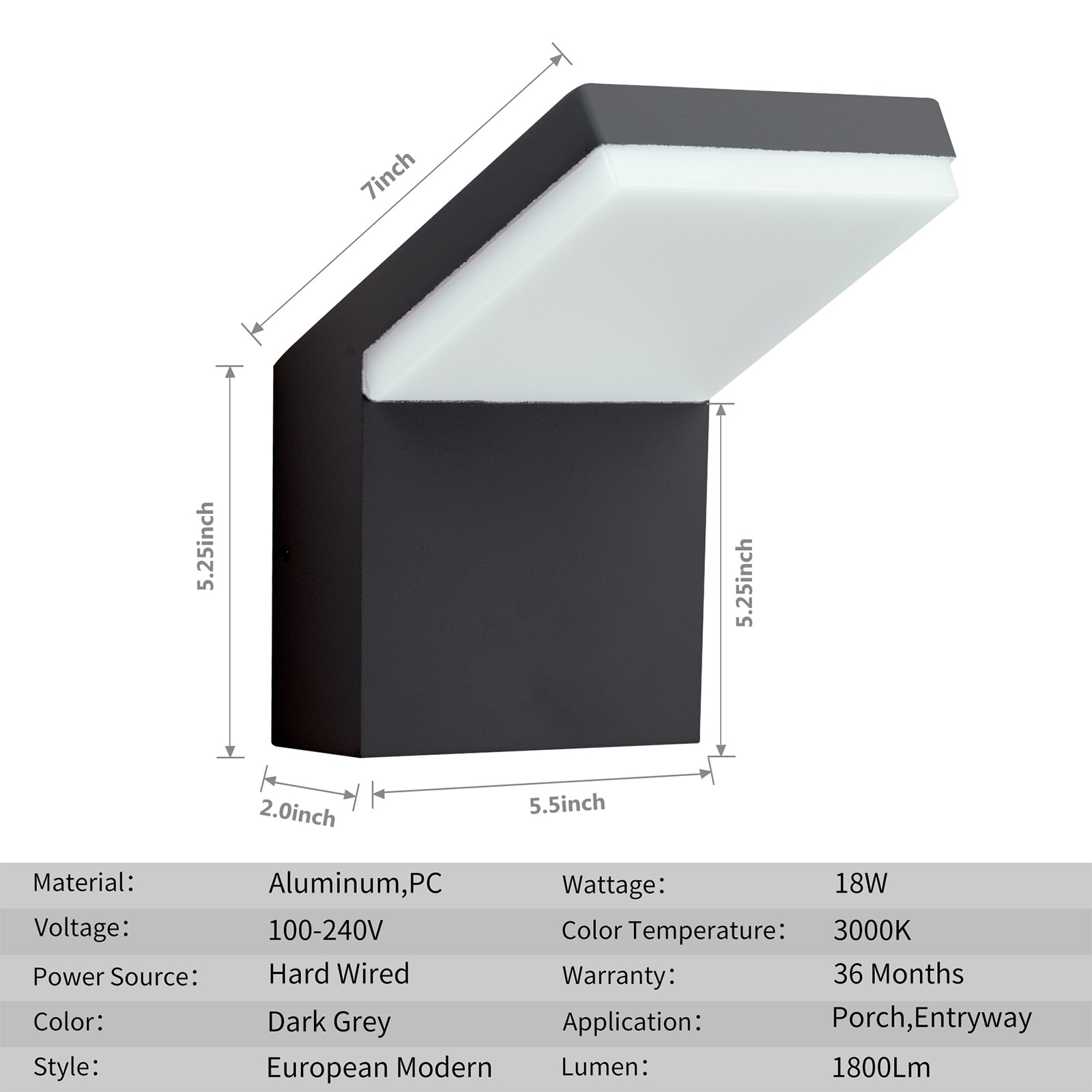 Flynama DBL-D0102HAQMNV Outdoor-Wall-Lighting - View #7