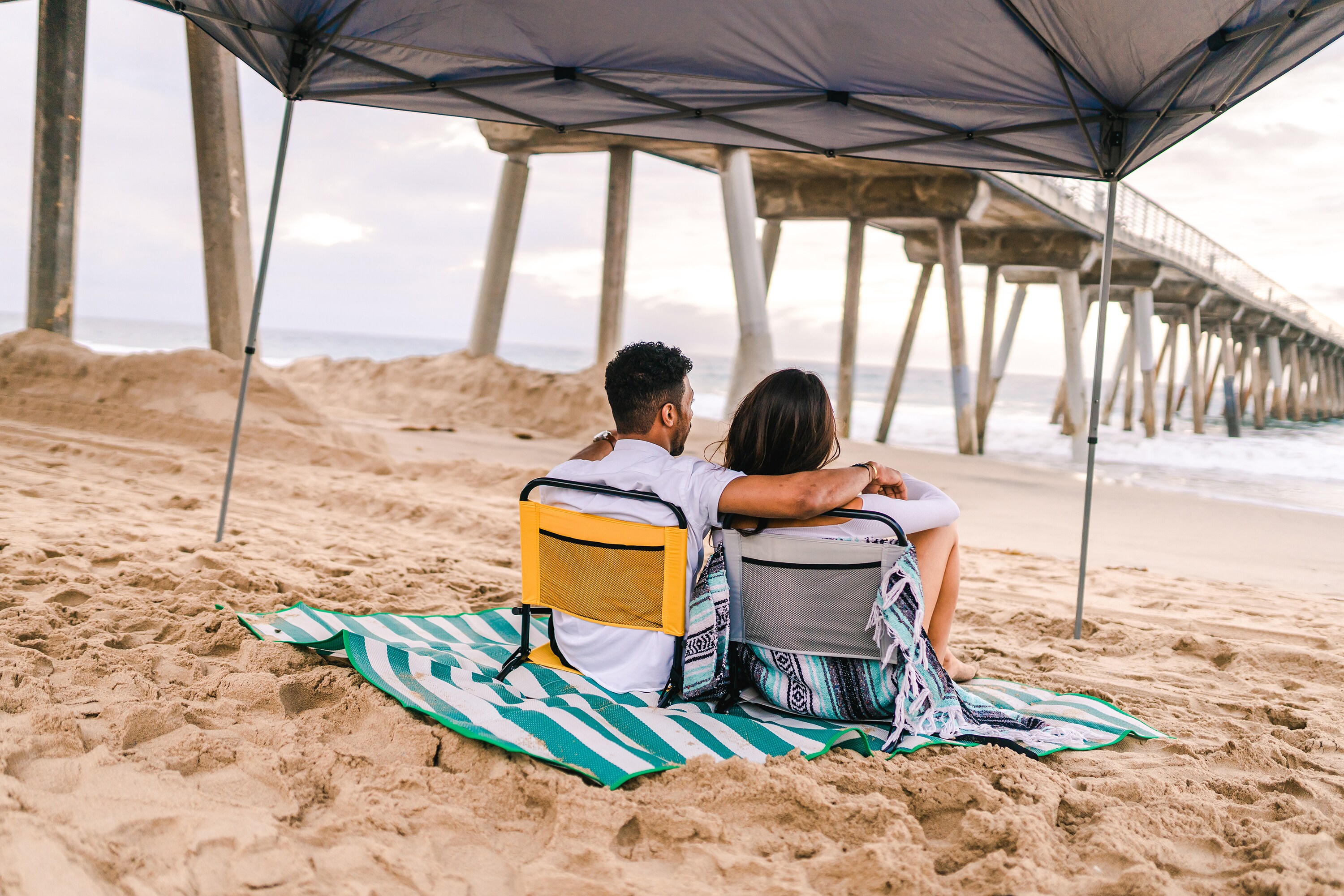 Stansport Grey Folding Beach Chair at Lowes