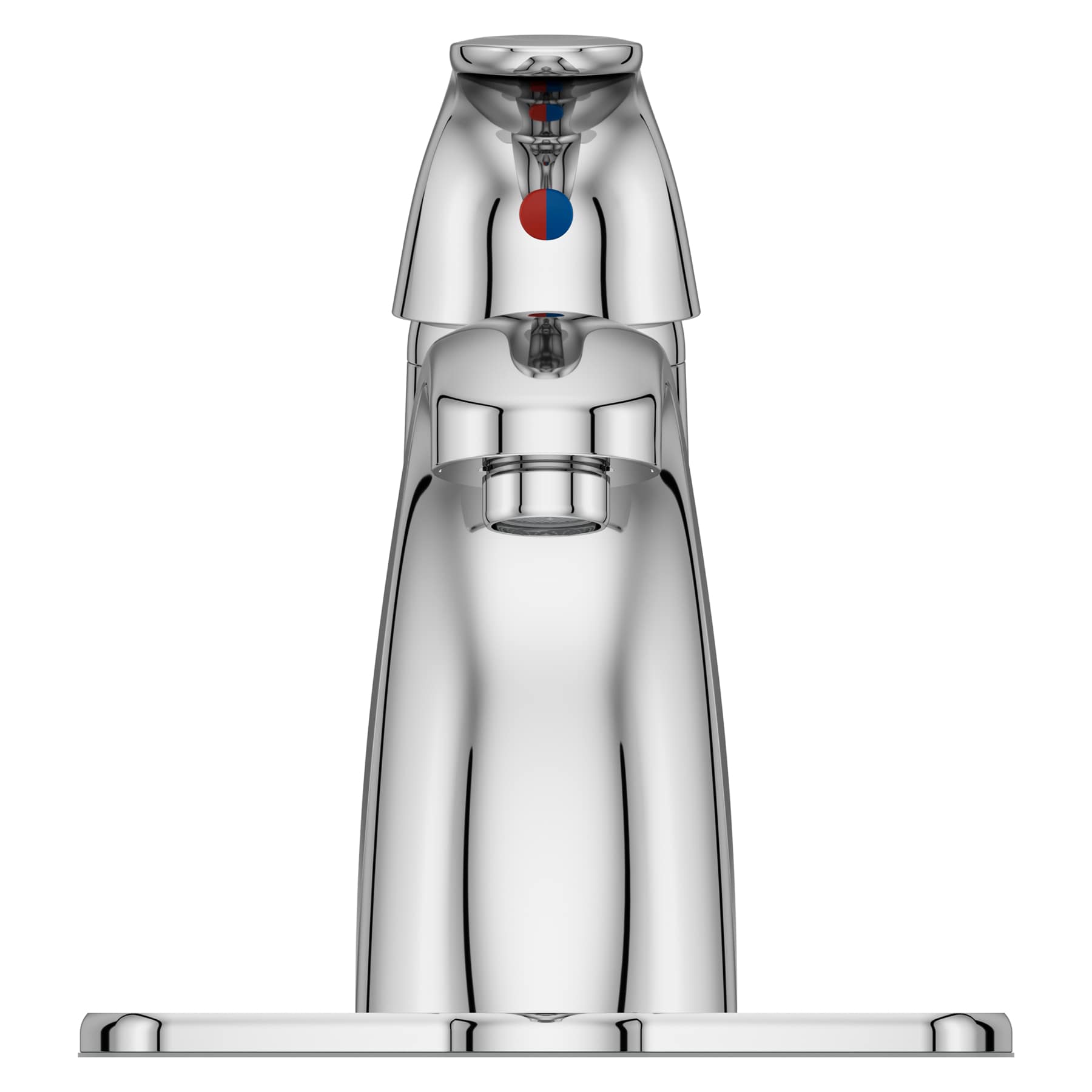 Polished Chrome High Arc Single Handle Bathroom Faucet