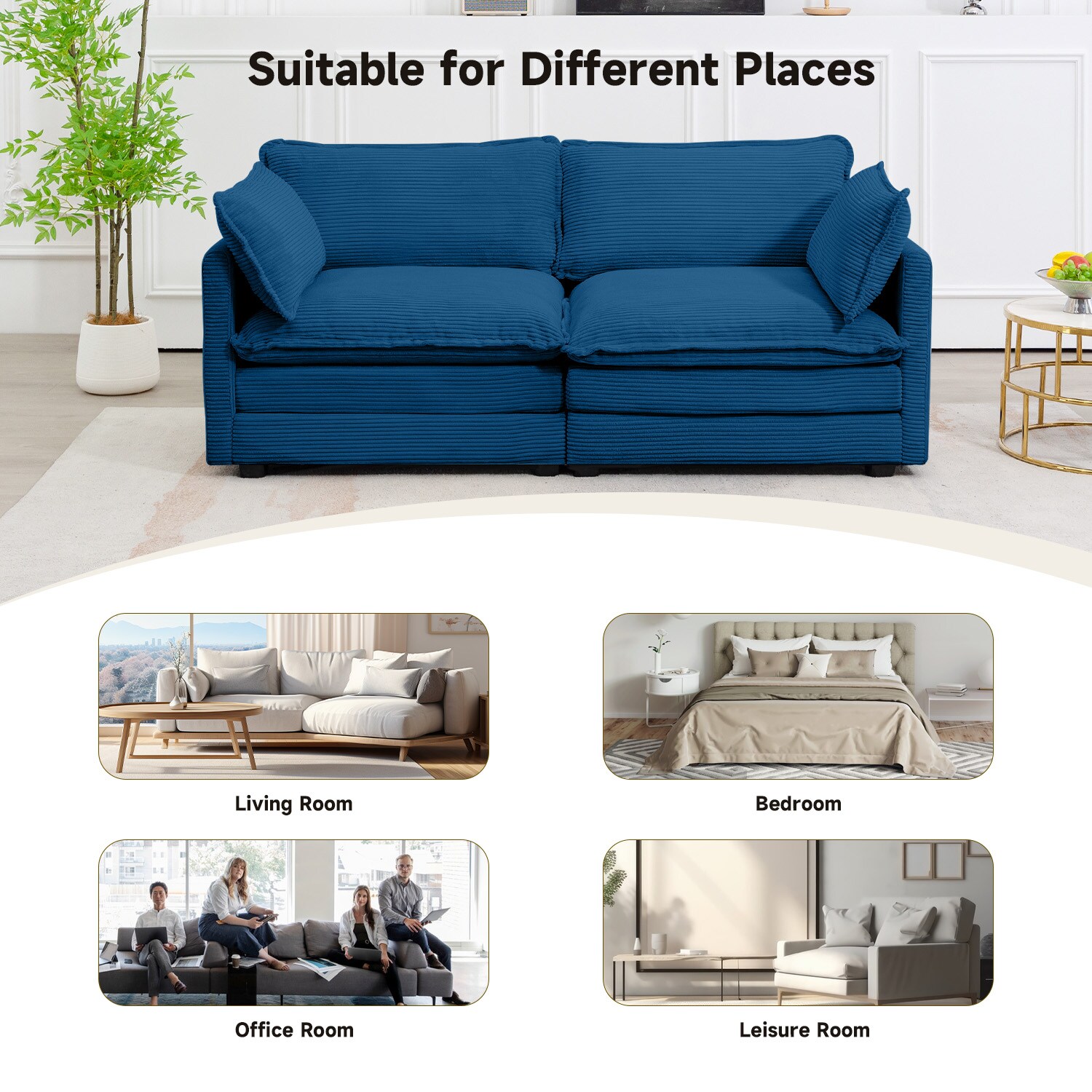 VOUA SAF-NKSYJY-DG Sofas-Loveseats - View #5