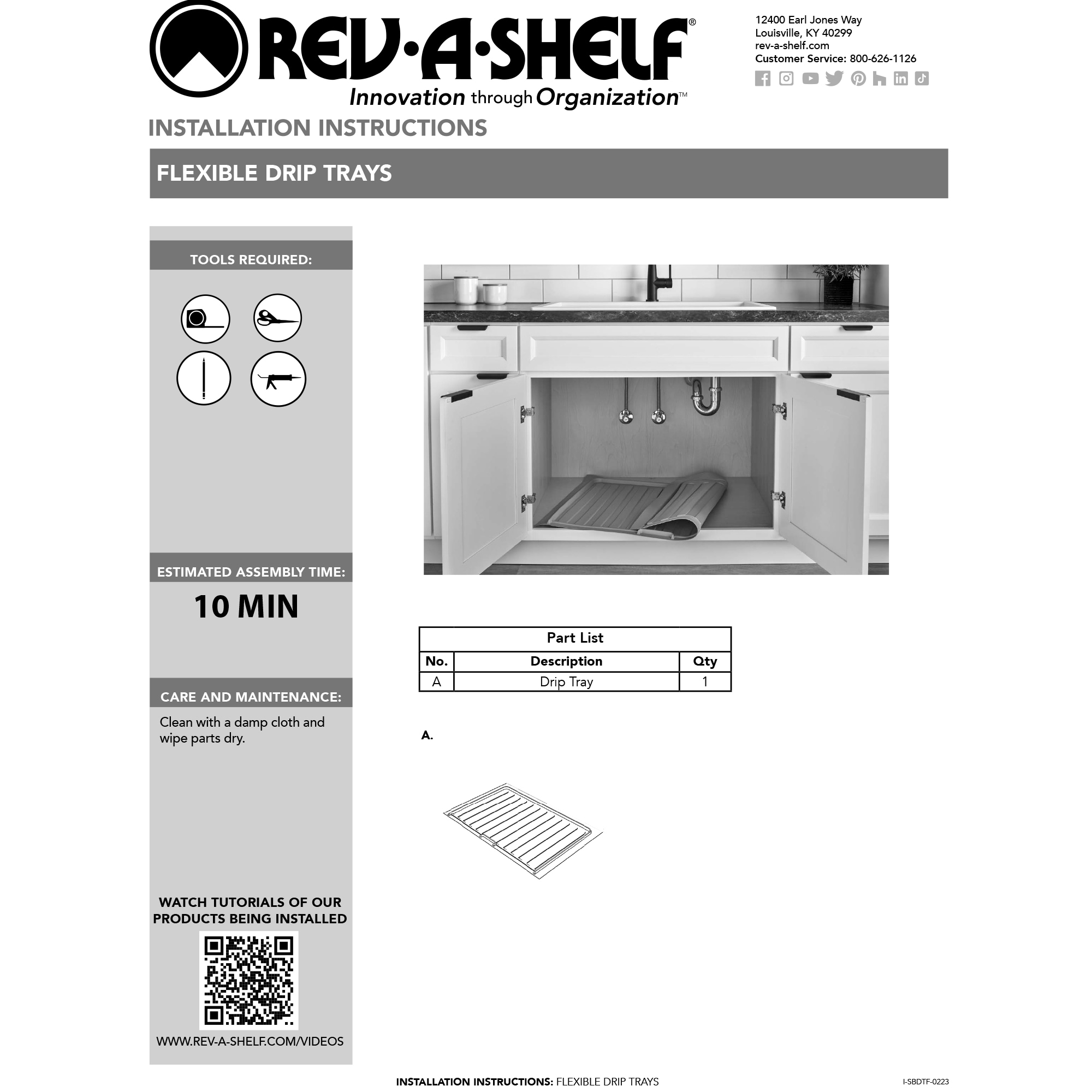 Rev-A-Shelf SBVDTF-3336-11-1 Vanity-Accessories - View #3