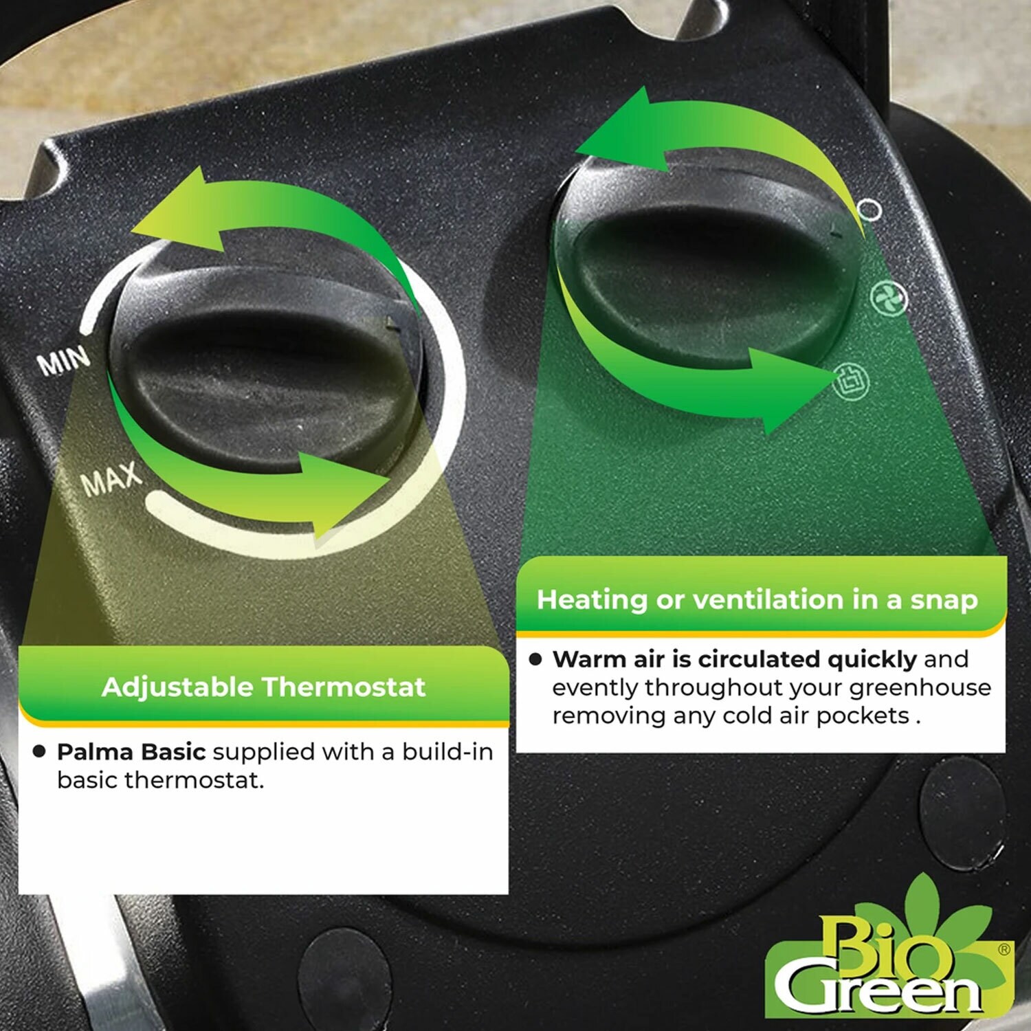 Bio Green 197645 Portable-Electric-Heat - View #5