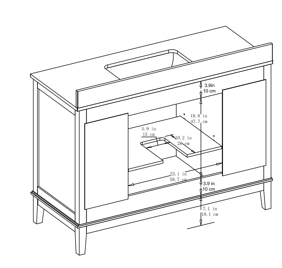 allen + roth LWSK48VG Bath-Vanity-Combo - View #8