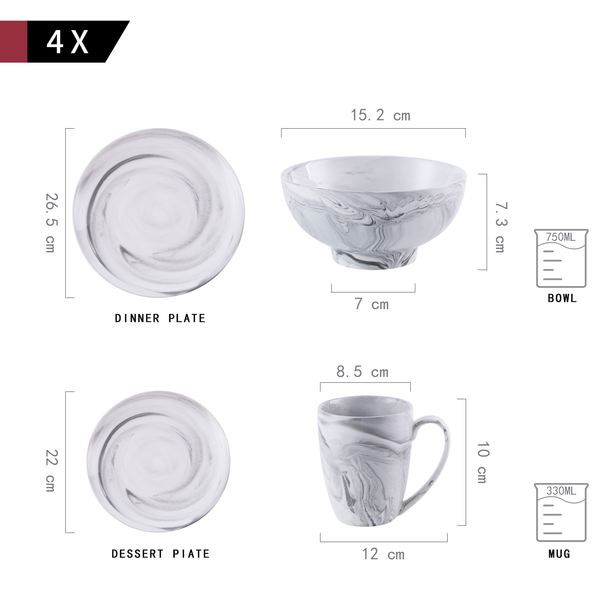 CASAINC VC-CLAY-SL serveware - View #8