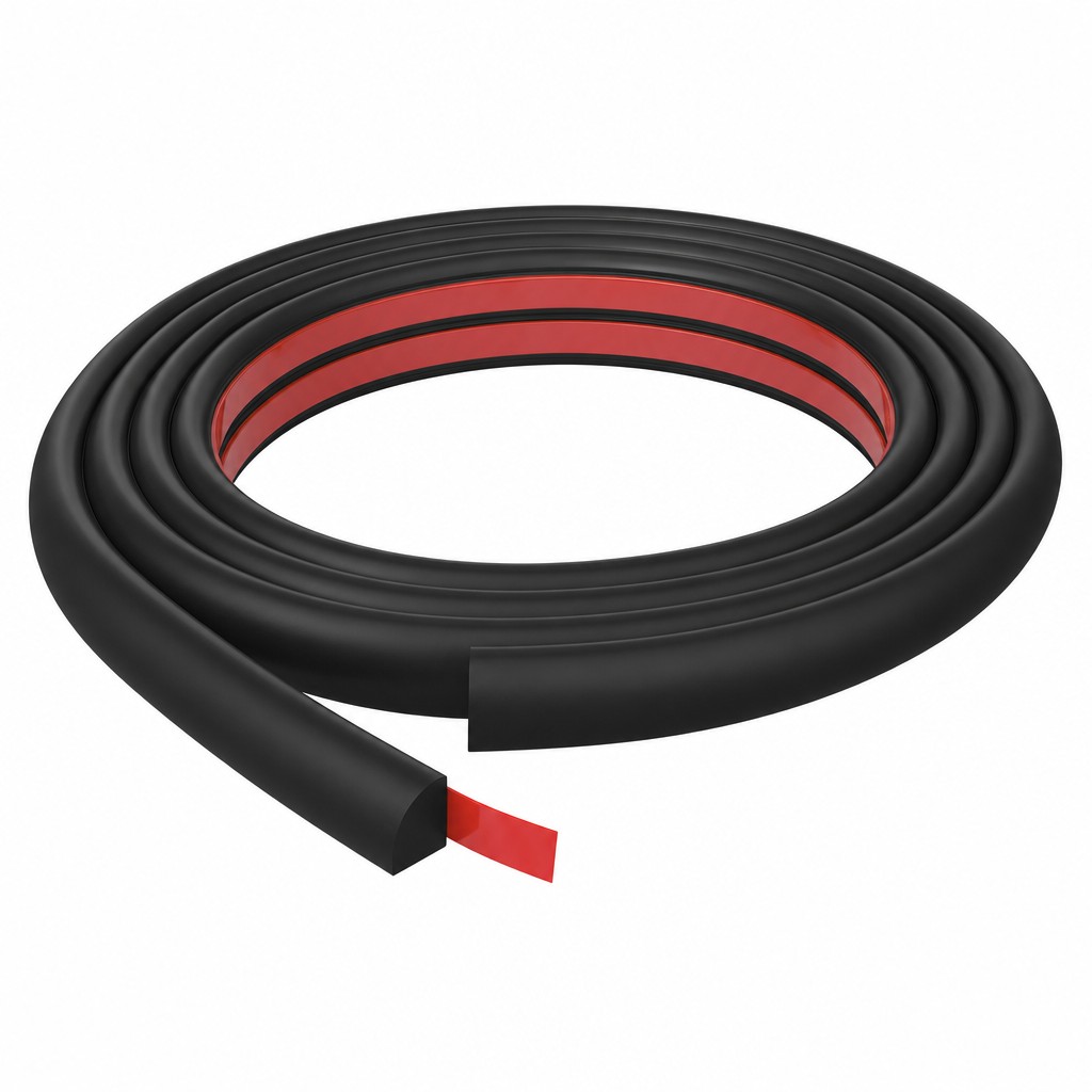 OGETFUUR 0.75in W 0.75in H 1-Piece Flexible Quarter Round White Floor Trim