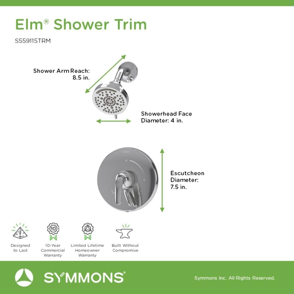Symmons S559115TRM Tub-Shower-Faucets - View #2
