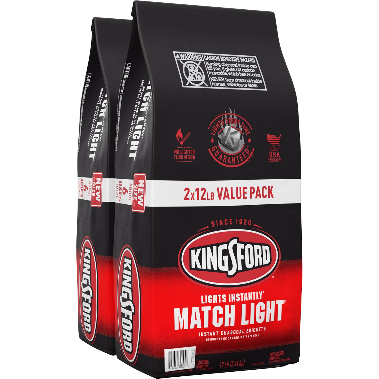 6.2 Pounds 6.2 Pounds Kingsford Match Light Charcoal Briquettes Pack of 4 