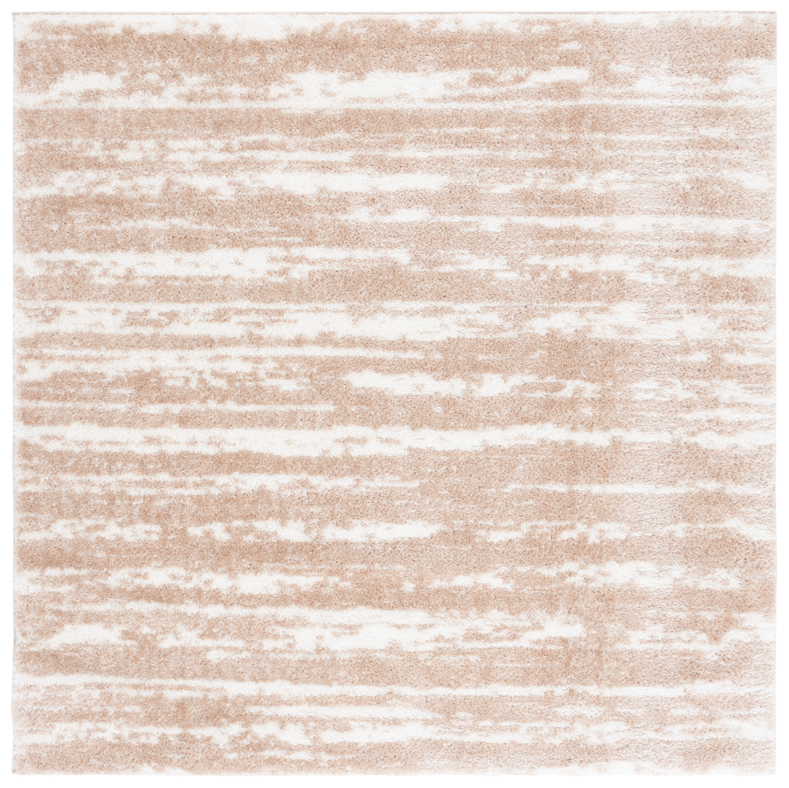 Safavieh THO686D-7SQ 7 x 7 (ft) Loomed Polypropylene Ivory/Gold Square Indoor Distressed/Overdyed Mid-Century Modern Area rug