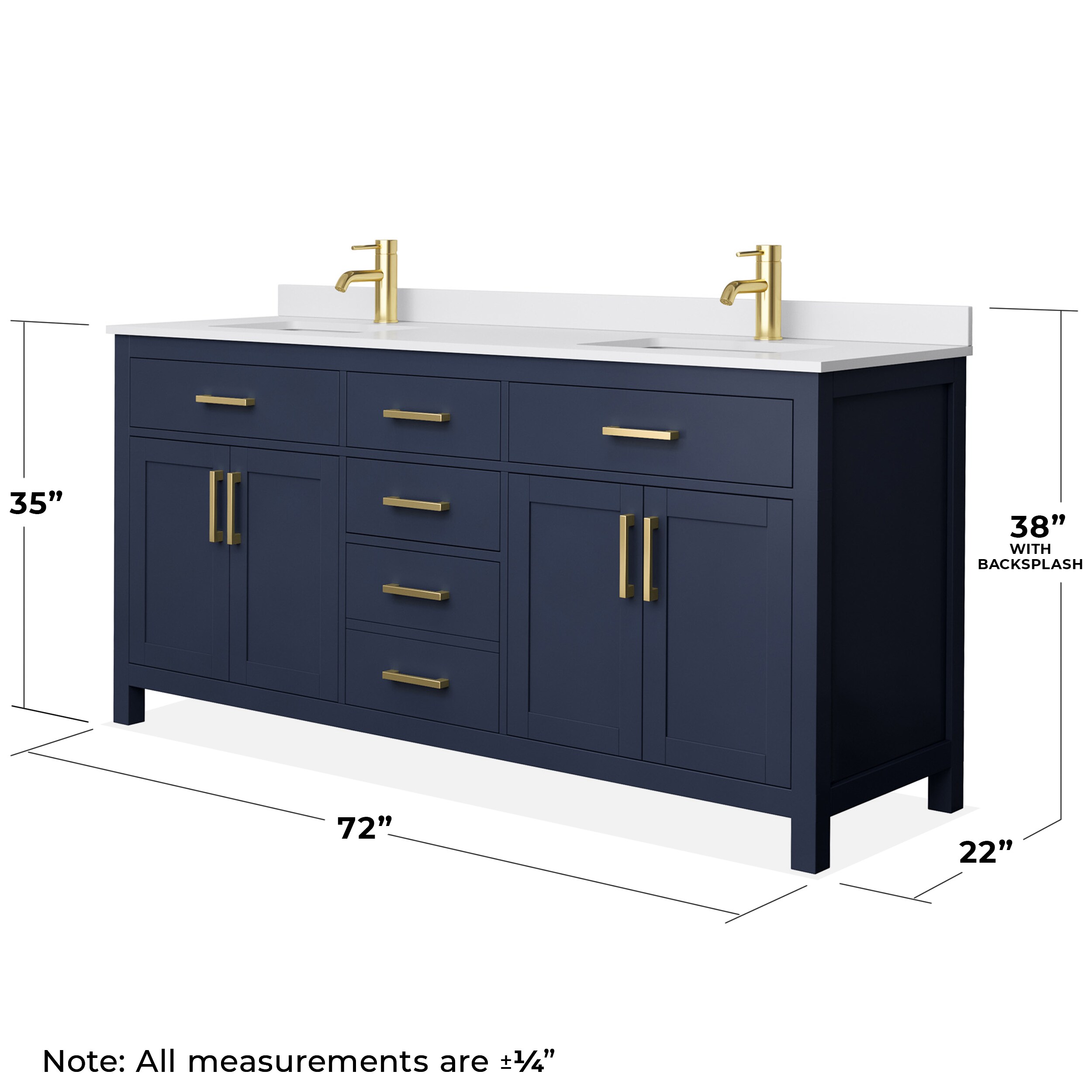 Wyndham Collection WCG242472DBLWCUNSMXX Bath-Vanity-Combo - View #5