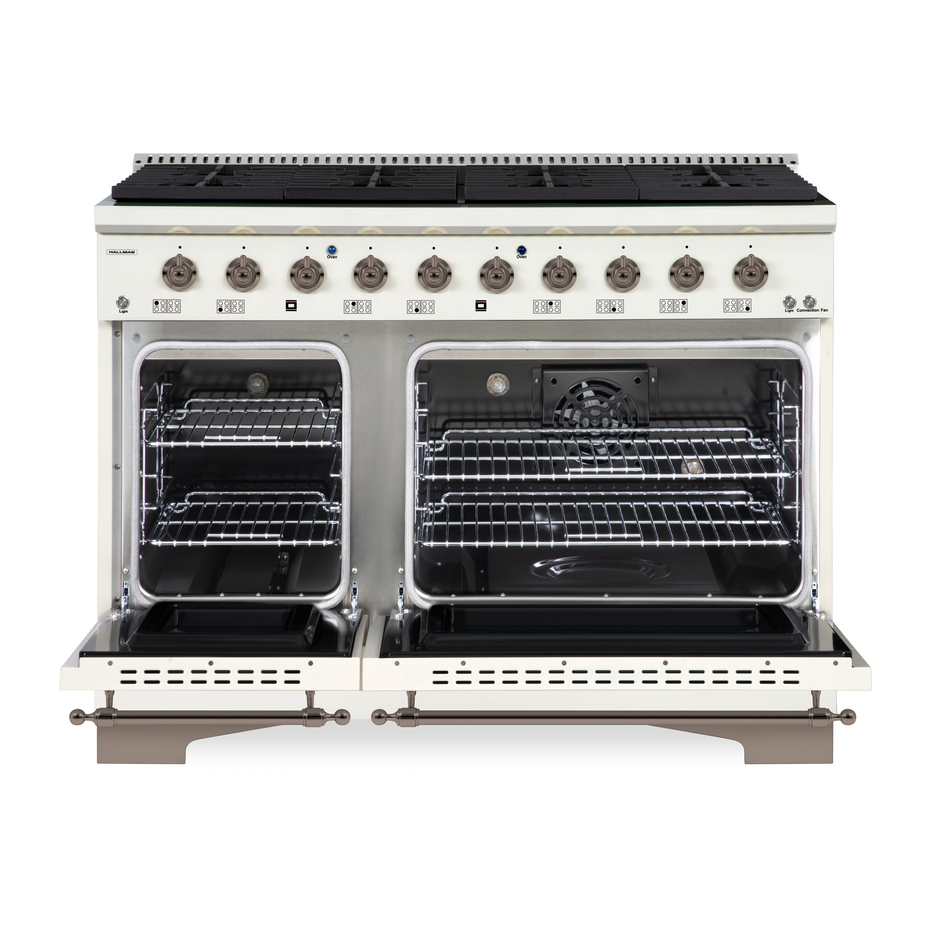 Hallman HCLRG48BZAW Double-Oven-Gas-Ranges - View #5