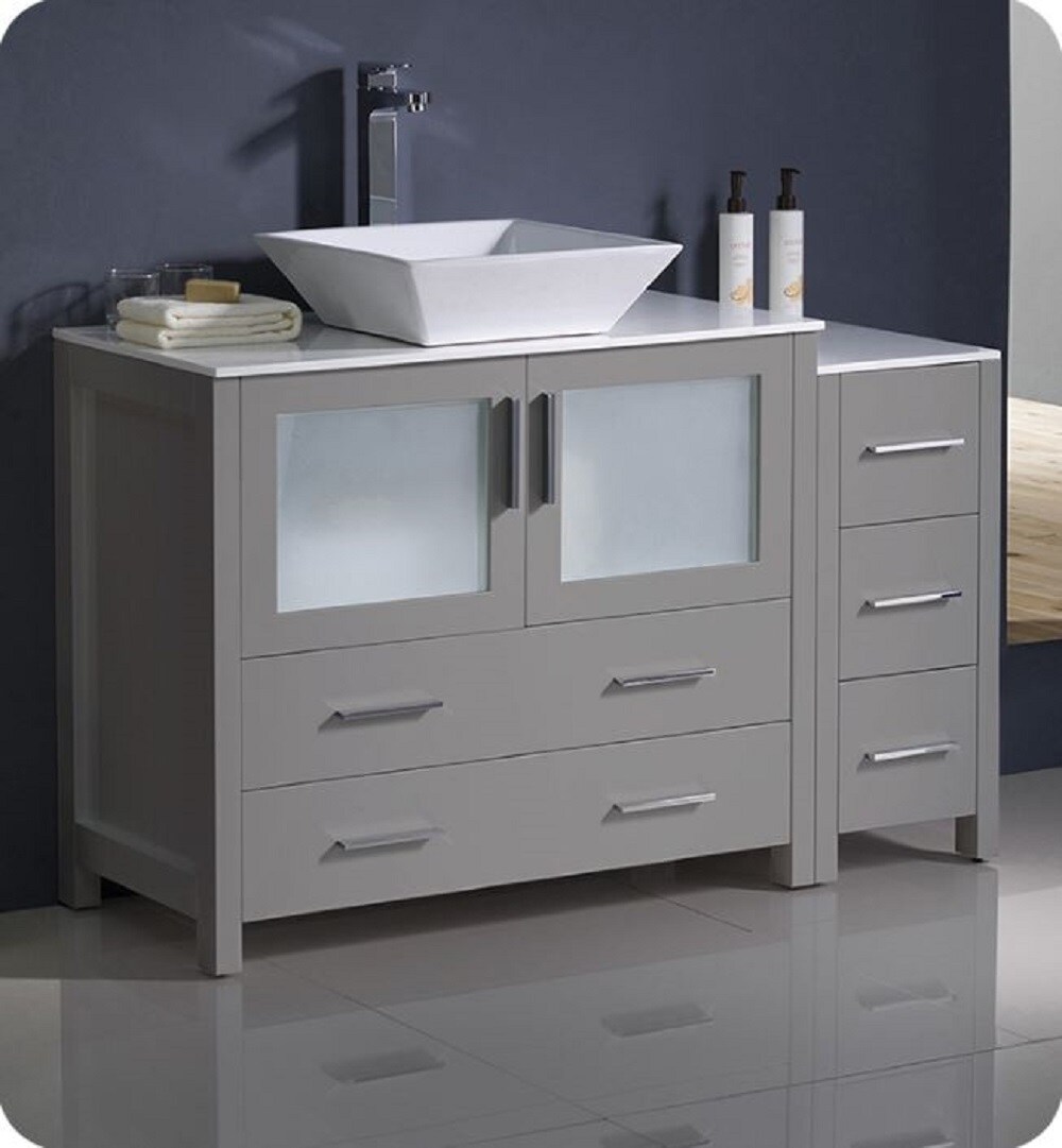 Fresca FCB62-3612GR-CWH-V Bath-Vanity-Combo - View #9
