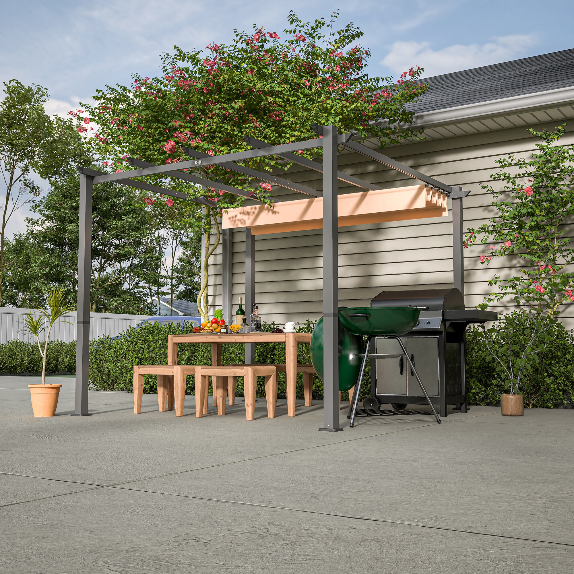 Gaierptone CRXMQPSB7LV Wood-Resin-Gazebos - View #3