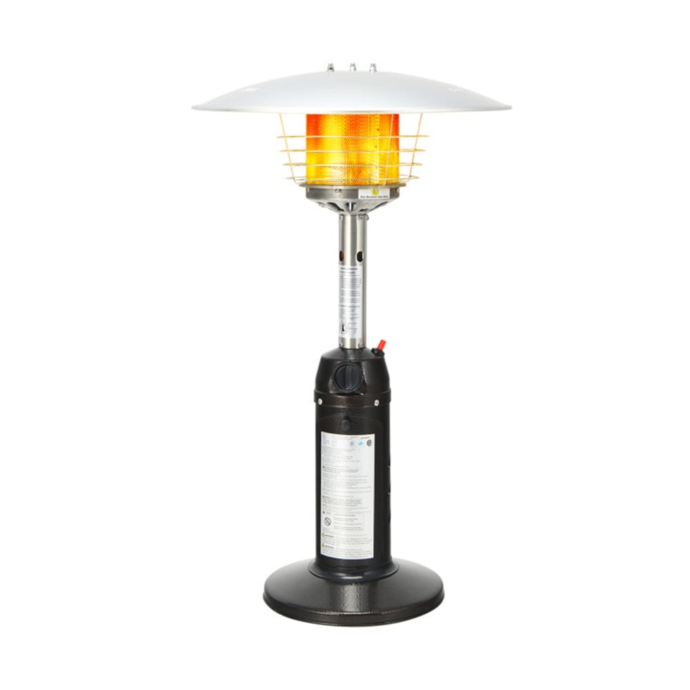 BABOOM BOM-22WN-CO 11000 -BTU Black Steel Tabletop Liquid propane Patio Heater