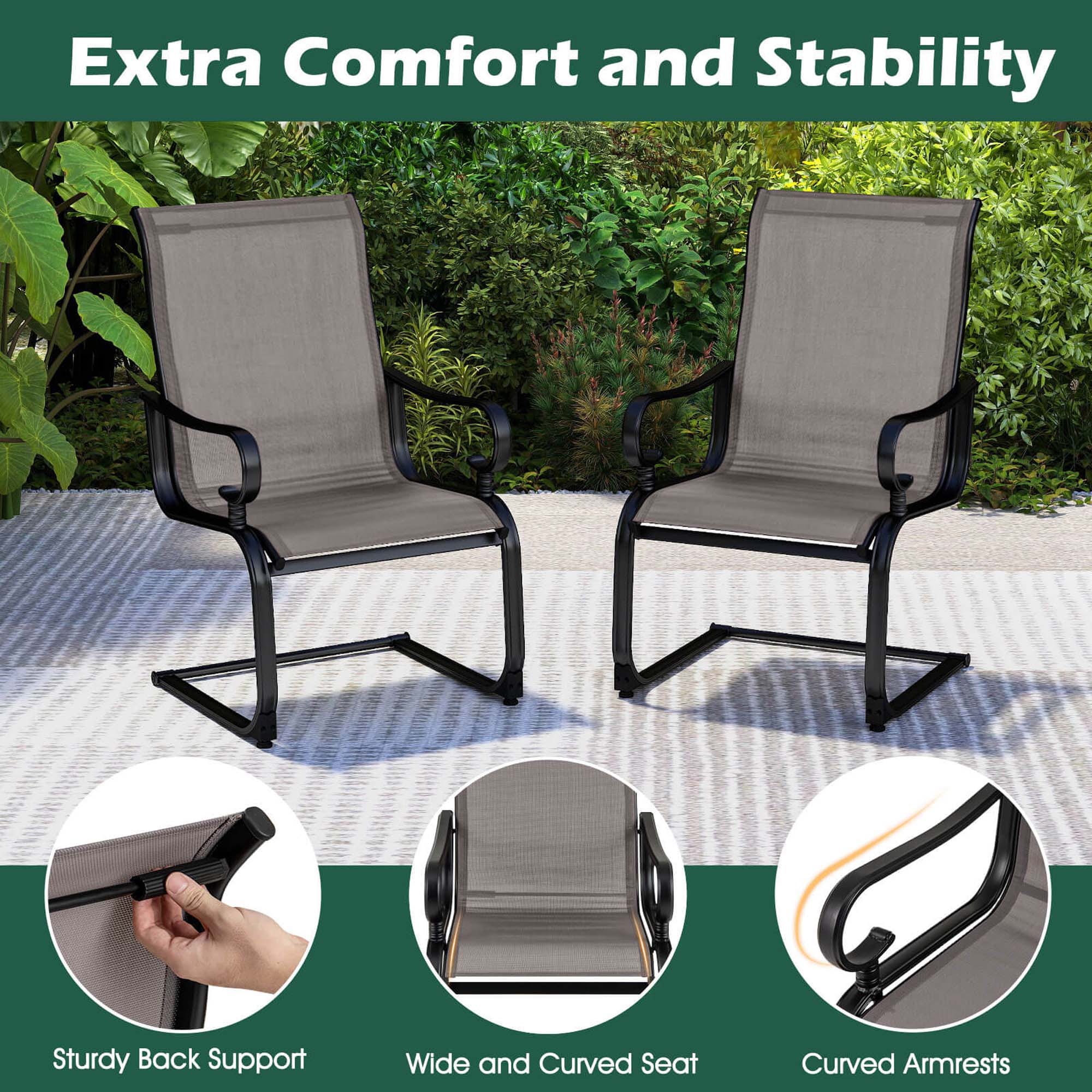 Costway HCST05699 Patio-Chairs - View #6