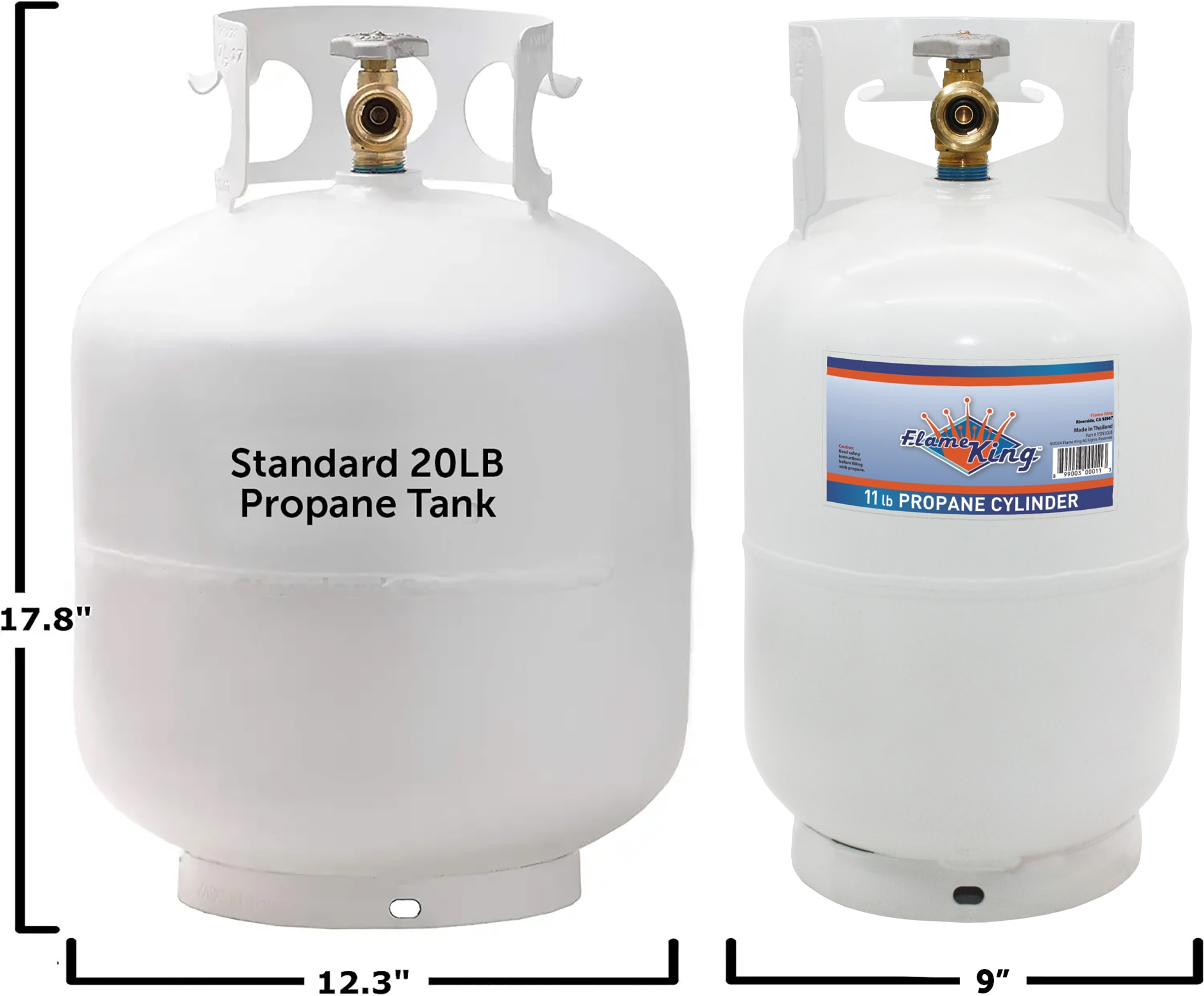 Flame King YSN10LB Propane-Tanks-Accy - View #3